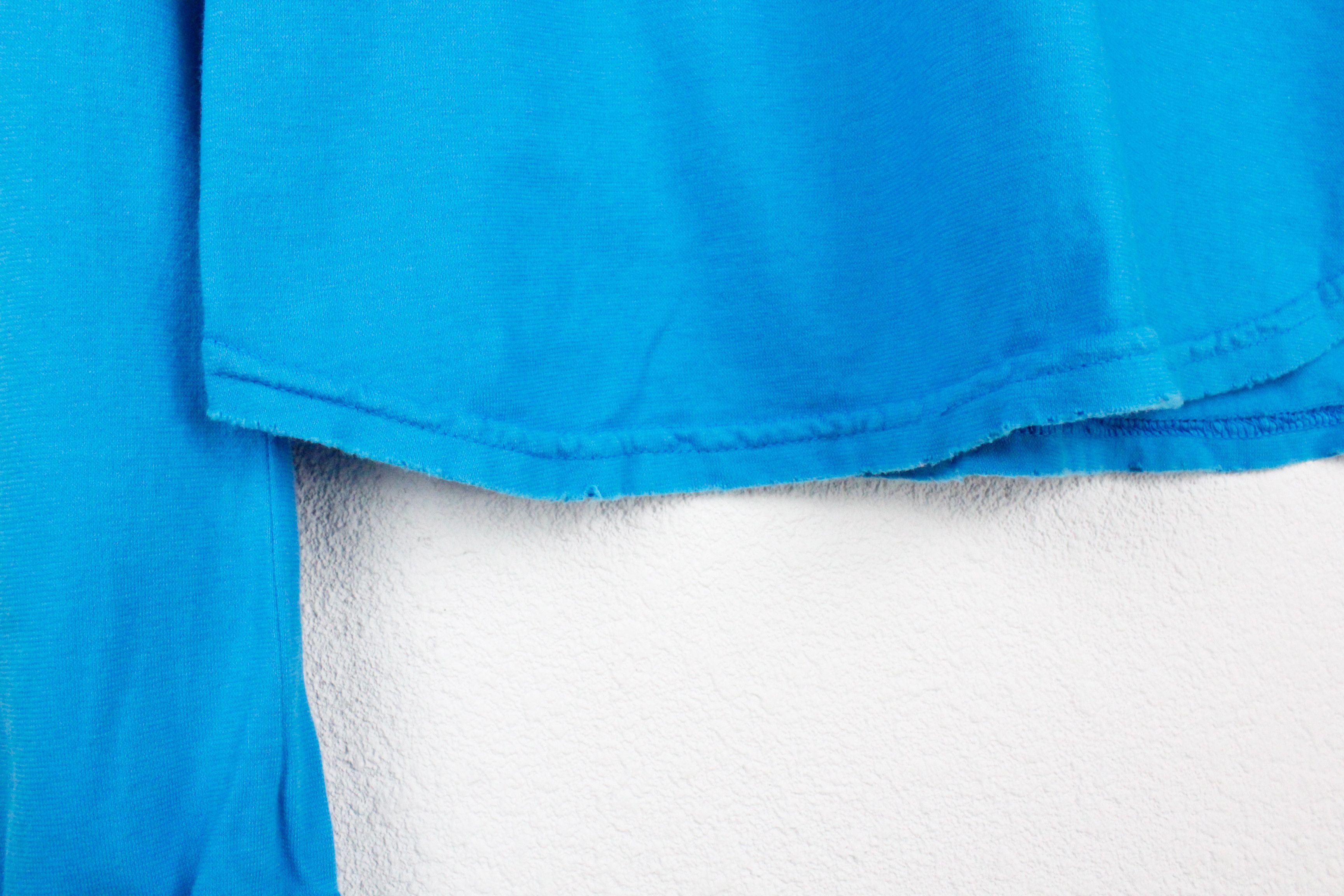 Dsquared2 Dsquared2 Blue Aloha Motherfucker Distressed L/S T-Shirt Size US XS / EU 42 / 0 - 7 Thumbnail