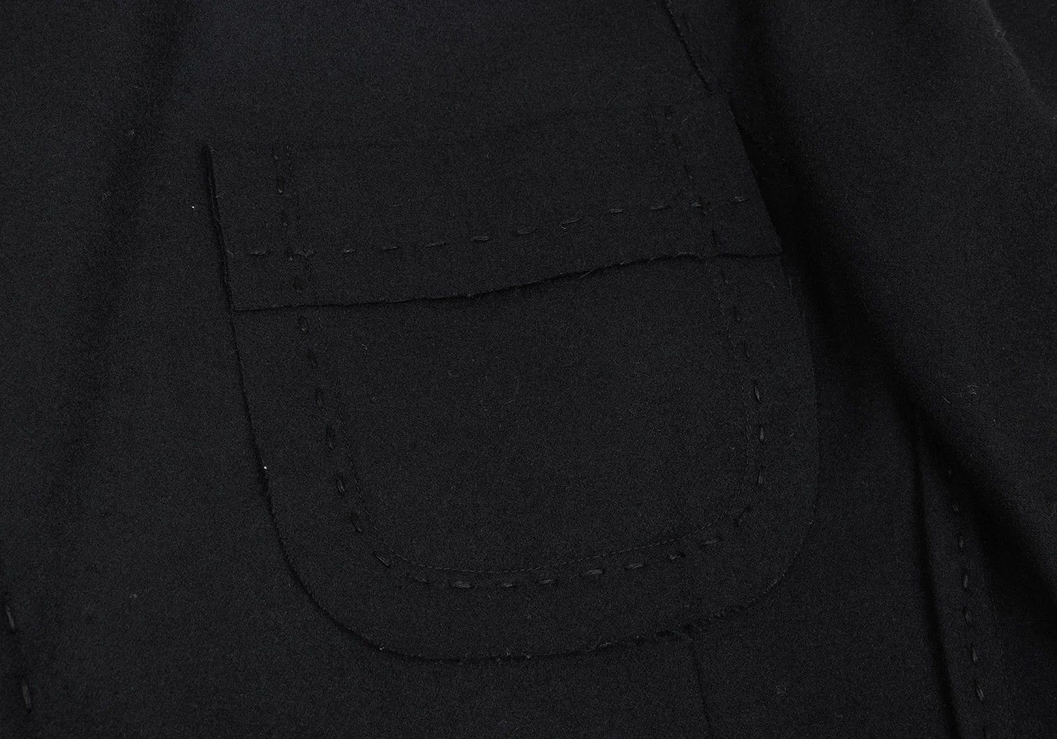 Yohji Yamamoto Yohji Yamamoto Wool Cut Stitch Design Jacket Size US L / EU 52-54 / 3 - 6 Thumbnail