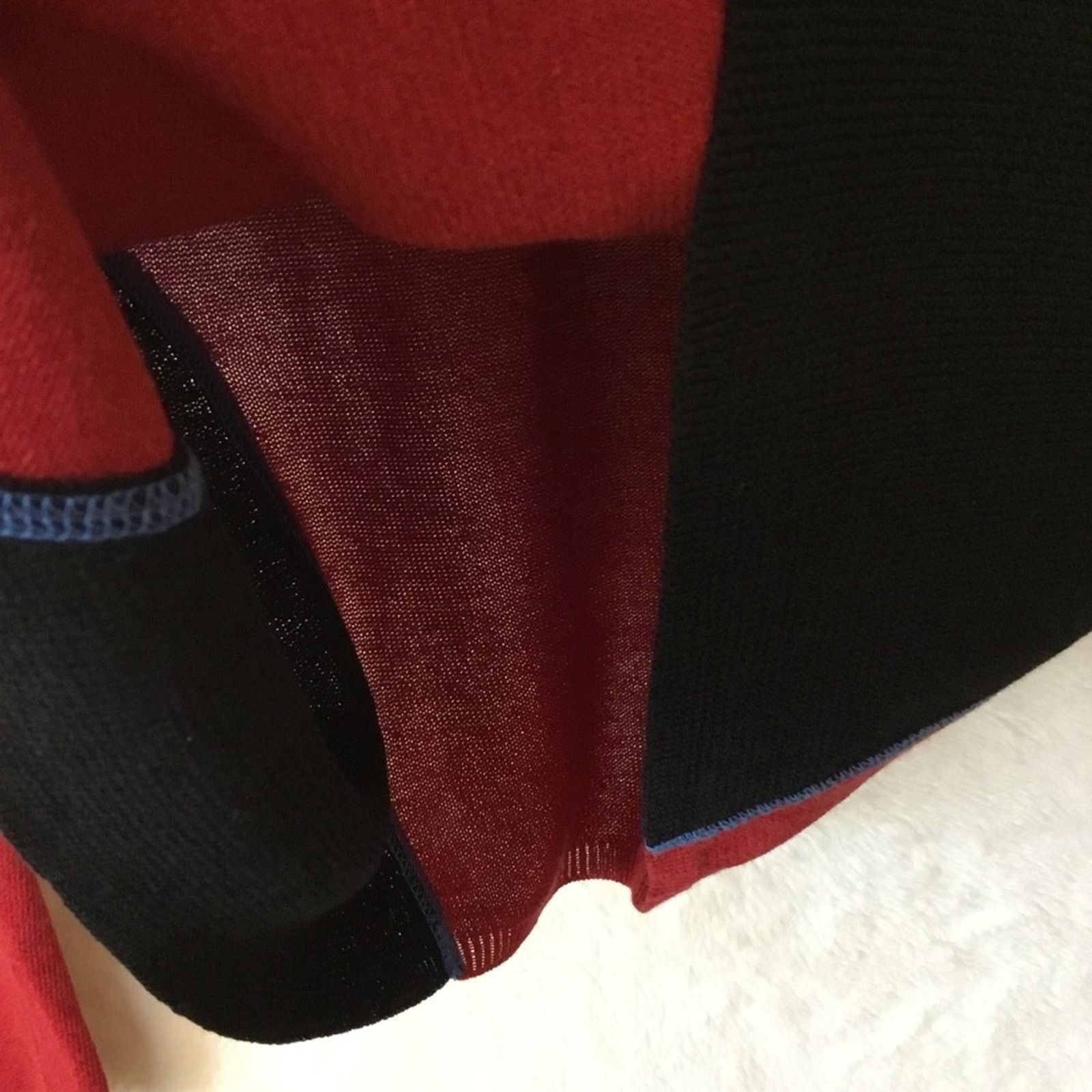 Armani Exchange Armani Exchange Red Color-blocked Sweater Size M / US 6-8 / IT 42-44 - 6 Thumbnail