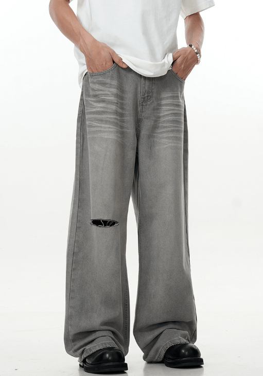 Japanese Brand × Jean Men's American style washed ripped jeans Size US 32 / EU 48 - 2 Thumbnail