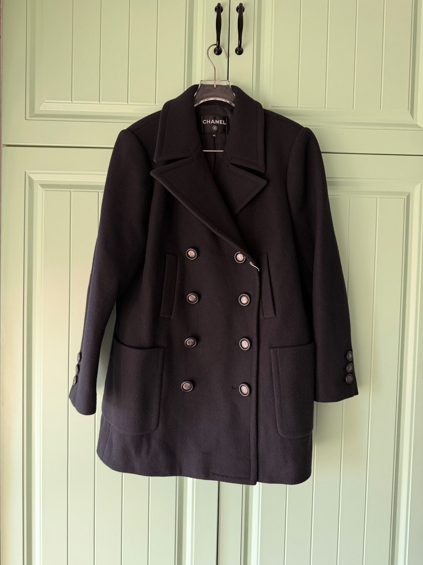Chanel Chanel Women's Black Tweed Jacket Size M / US 6-8 / IT 42-44 - 1 Thumbnail