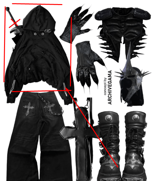 Other gen 1 thrashed layered hoodie from Bohemeriots Size US L / EU 52-54 / 3 - 7 Thumbnail