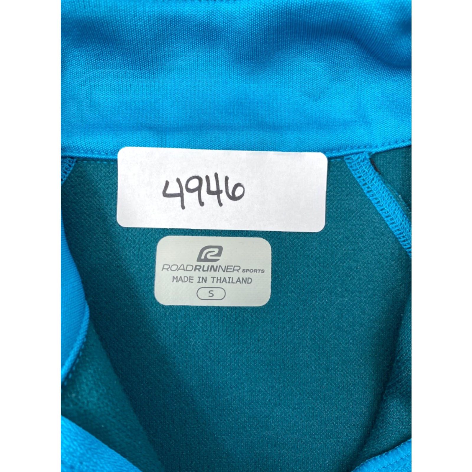 Vintage Road Runner Womens Pullover Sweatshirt 1/4 Zip Blue Activewear Running S Womens Size S / US 4 / IT 40 - 3 Thumbnail