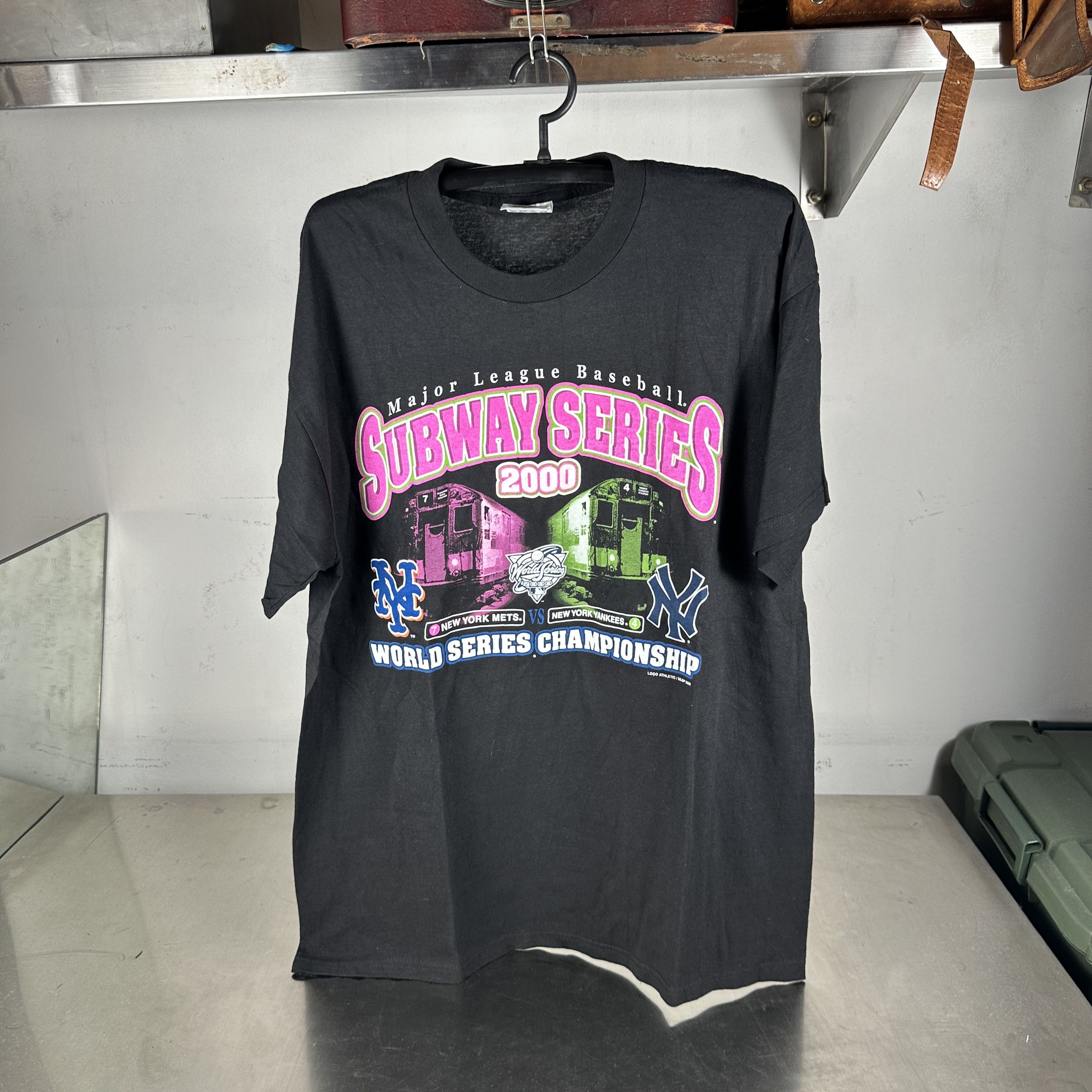 Vintage 2000 MLB Subway Series World Series Championship T-shirt Size US XXL / EU 58 / 5 - 1 Thumbnail