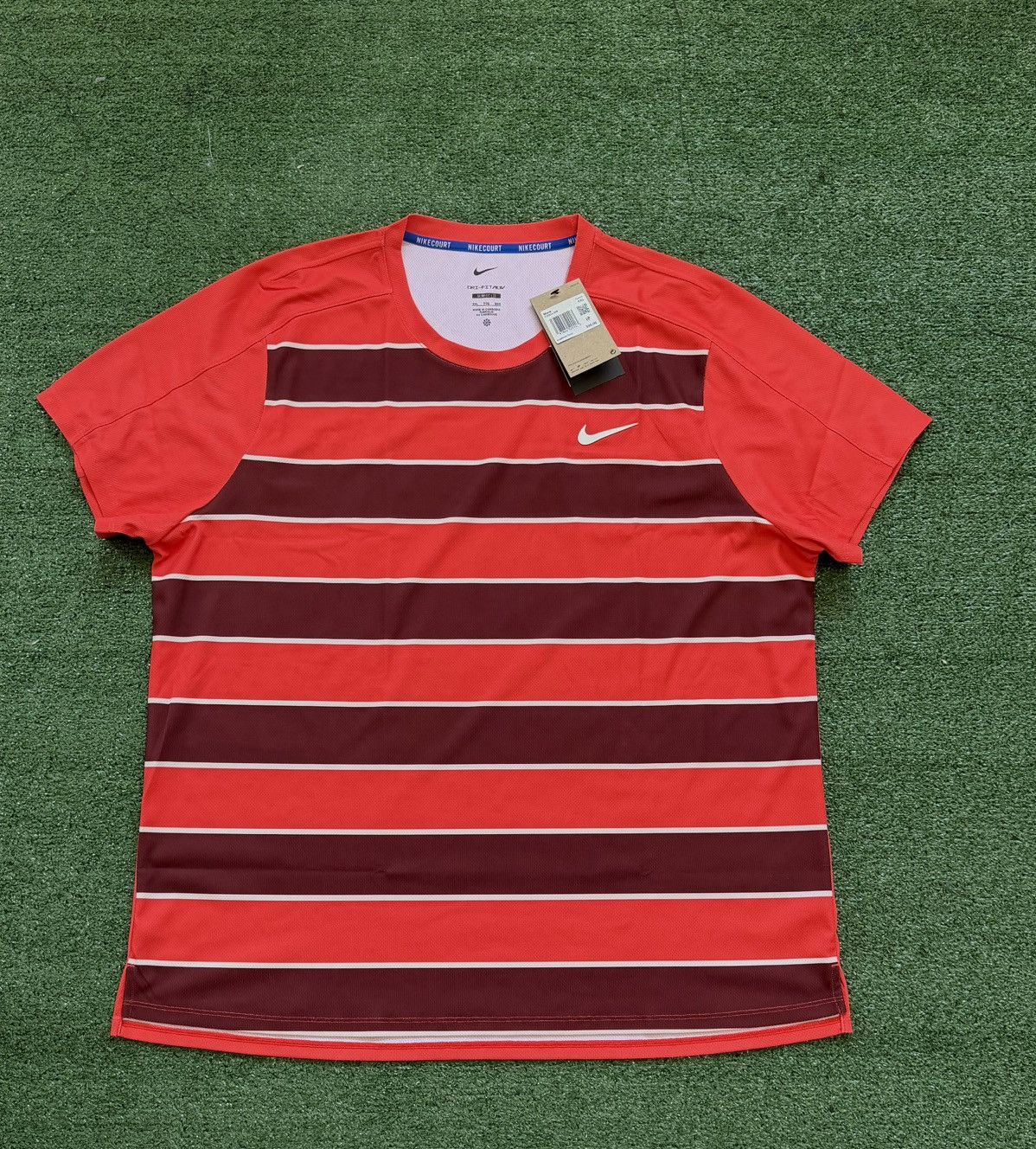 Nike NIKE COURT ADVANTAGE SLAM CREW TENNIS DRI-FIT TOP SHIRT Size US XXL / EU 58 / 5 - 1 Thumbnail