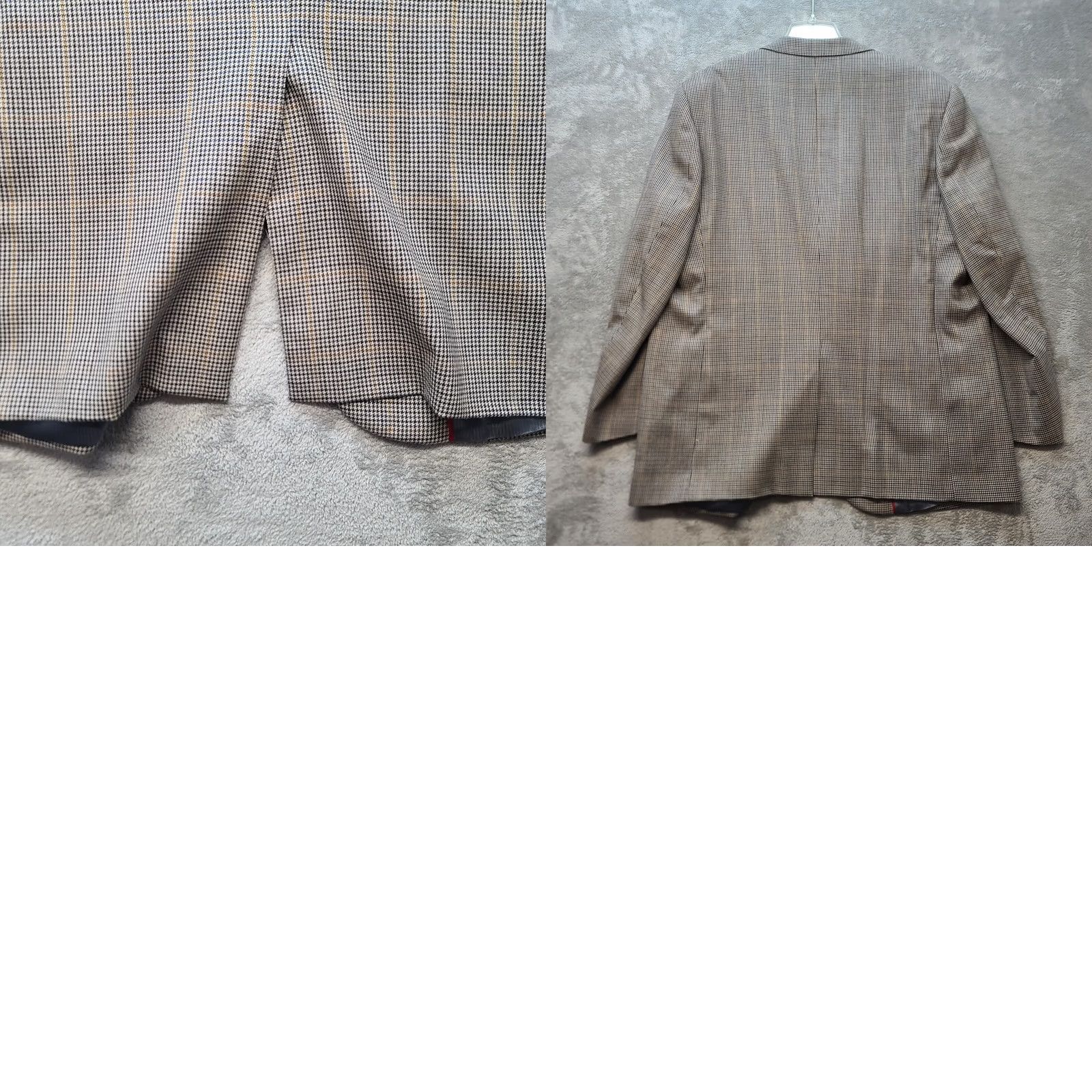 Pendleton Pendleton Blazer Mens 46R Wool Tweed Houndstooth 2 Button Single-Breasted Notch Lapel Multicolor Wool Blazer Mens Size 46R - 9 Thumbnail
