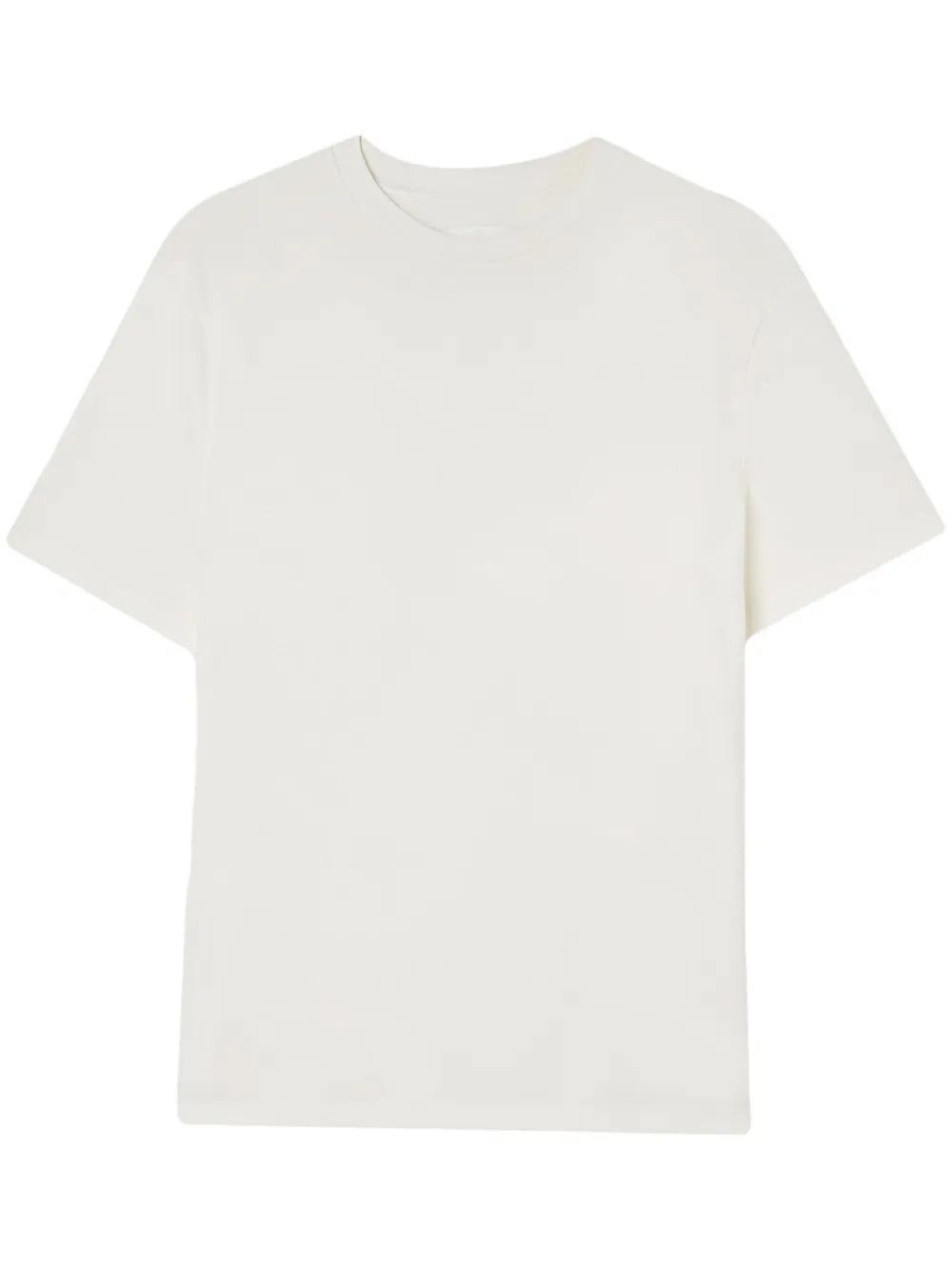 Jil Sander o1mt1gz0625 Logo-Print Cotton T-Shirt in Light Beige Size M / US 6-8 / IT 42-44 - 1 Thumbnail