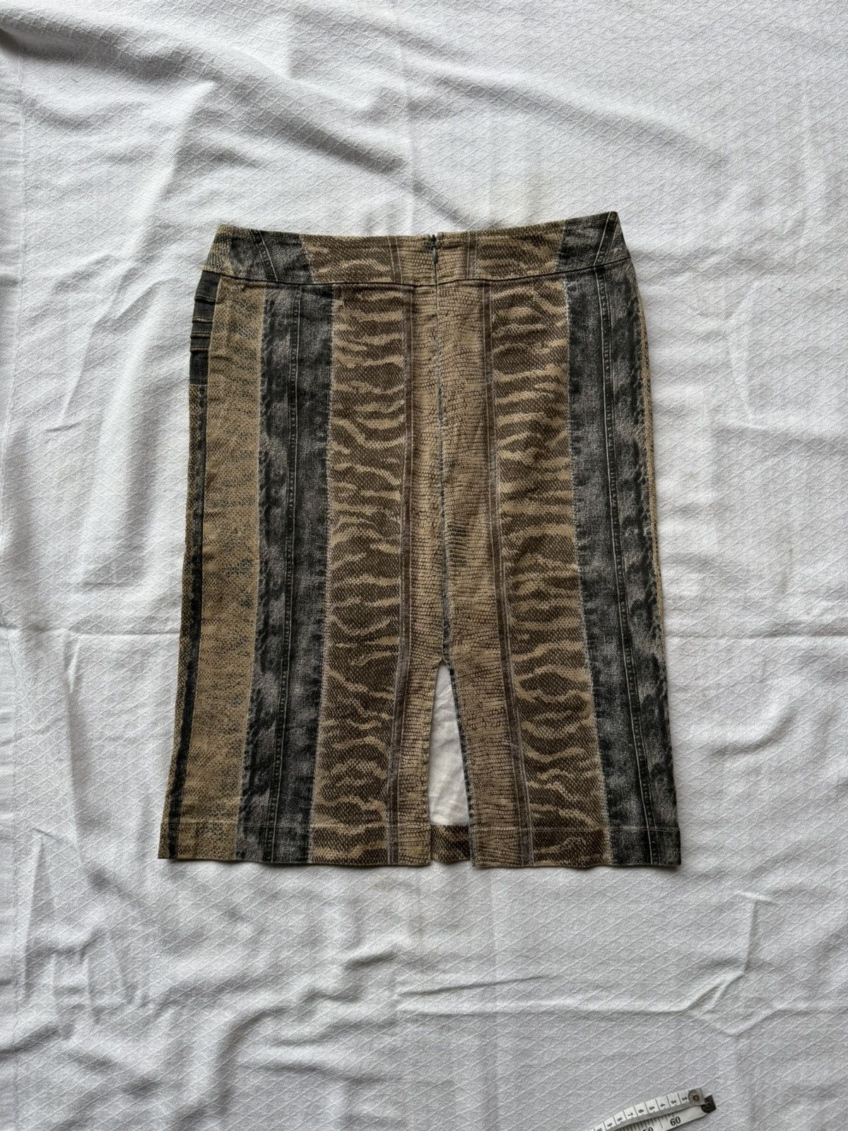 Amoeba Midi Skirt Snake Skin Pyton
