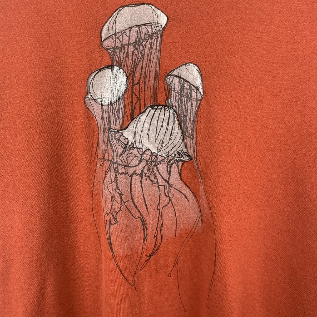 Z Zegna Z Zegna Luxury T Shirt Big Logo Size L Orange Italy Designer Size US L / EU 52-54 / 3 - 4 Thumbnail