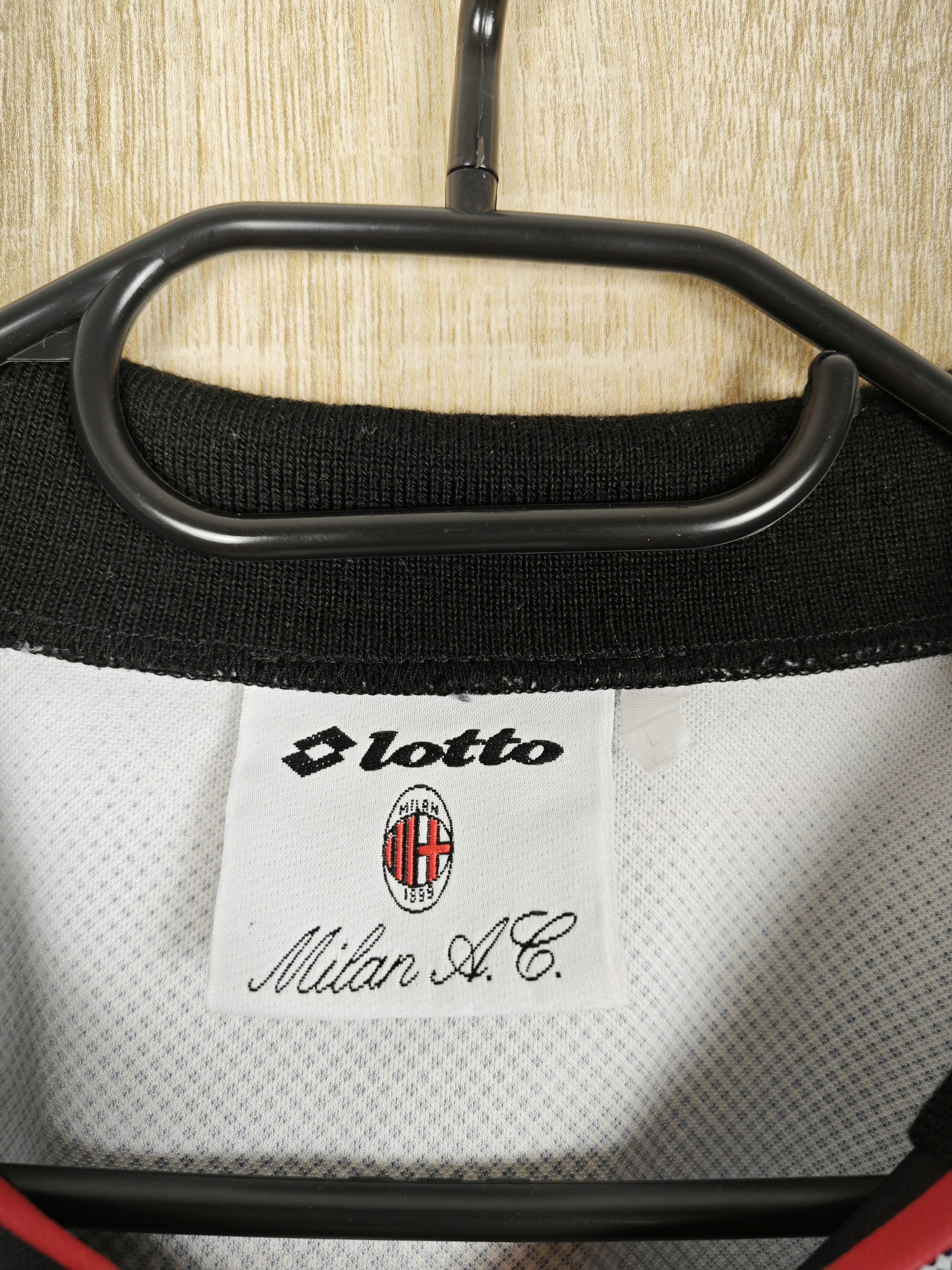 Lotto Sport AC MILAN 1995 Size US L / EU 52-54 / 3 - 5 Thumbnail