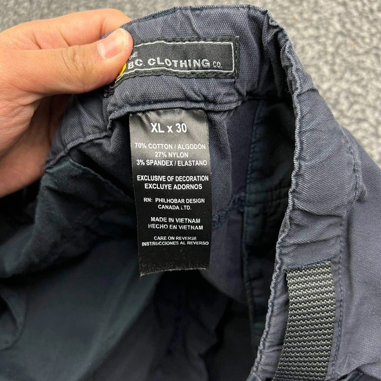 Other BC Clothing Co. Cargo Pants Men XL Blue Pockets 36x30 Size US 36 / EU 52 - 9 Thumbnail