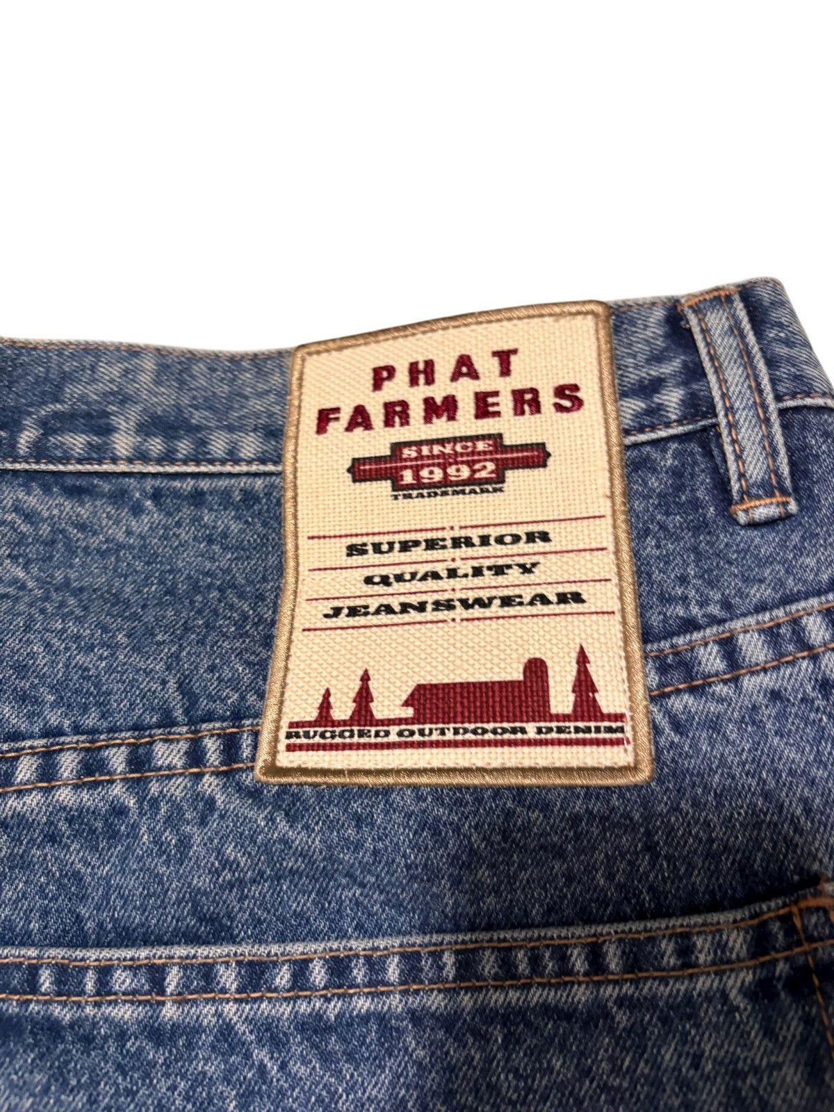 Phat Farm Phat Farm Men's 38x34 Carpenter Denim Jeans Y2K Vintage Bagy Size US 38 / EU 54 - 4 Thumbnail