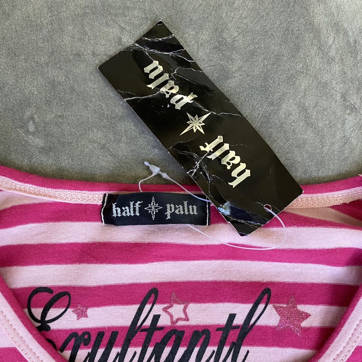 Hysteric Glamour 2000s Half Palu Vkei Style Stripe Lover Long Sleeve Shirt Size M / US 6-8 / IT 42-44 - 6 Thumbnail
