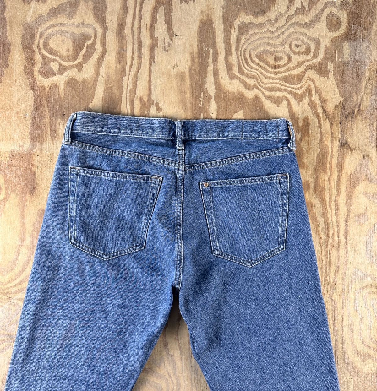 Designer × H&M Blue H&M Relaxed Fit Coupe Jeans Size US 36 / EU 52 - 4 Thumbnail