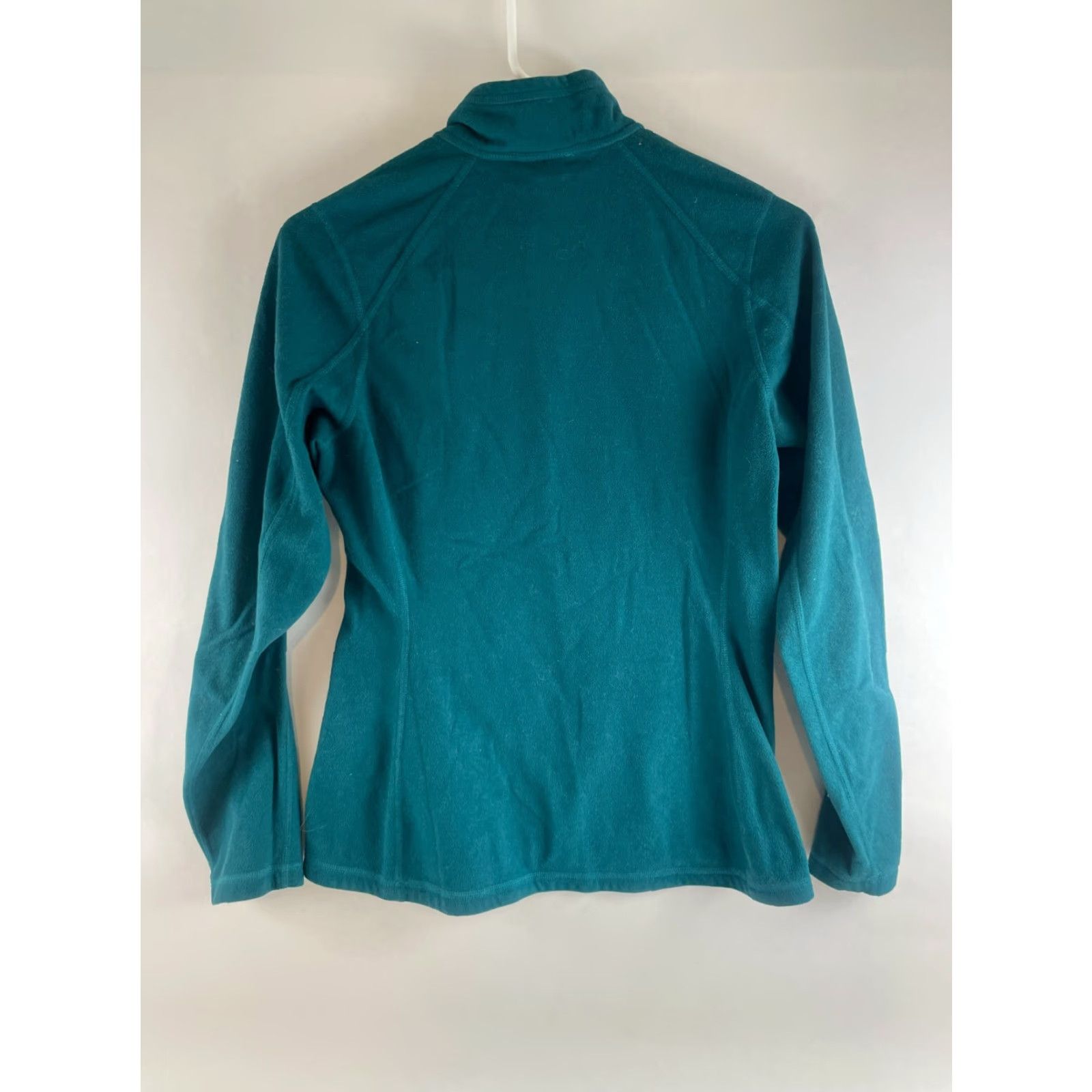 The North Face The North Face Fleece Sweater Women’s Small Teal Pullover Quarter Zip Mock Neck Long Sleeve Velvet? Size S / US 4 / IT 40 - 2 Thumbnail