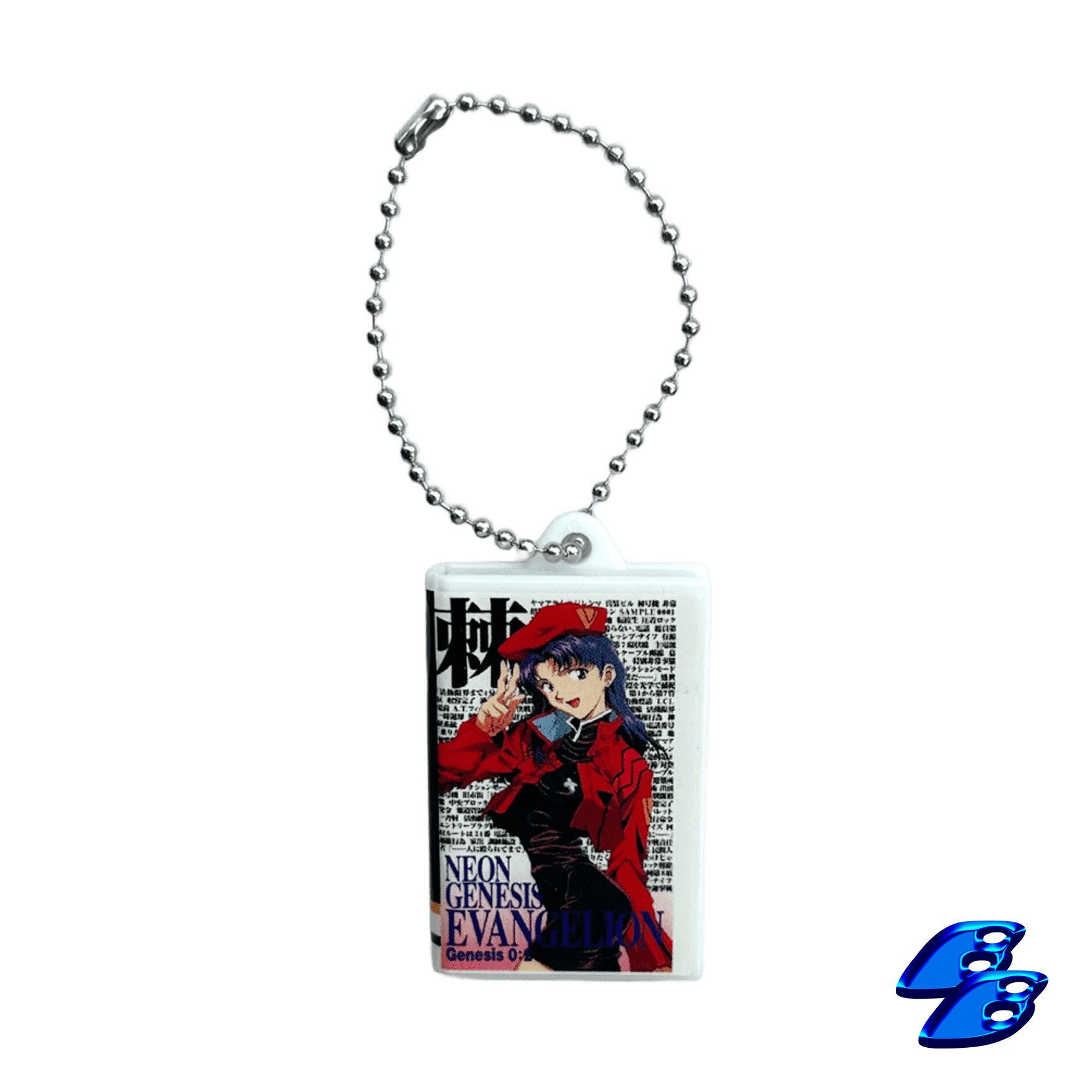 Anime Evangelion VHS Keychain Misato Brand New Size ONE SIZE - 1 Thumbnail