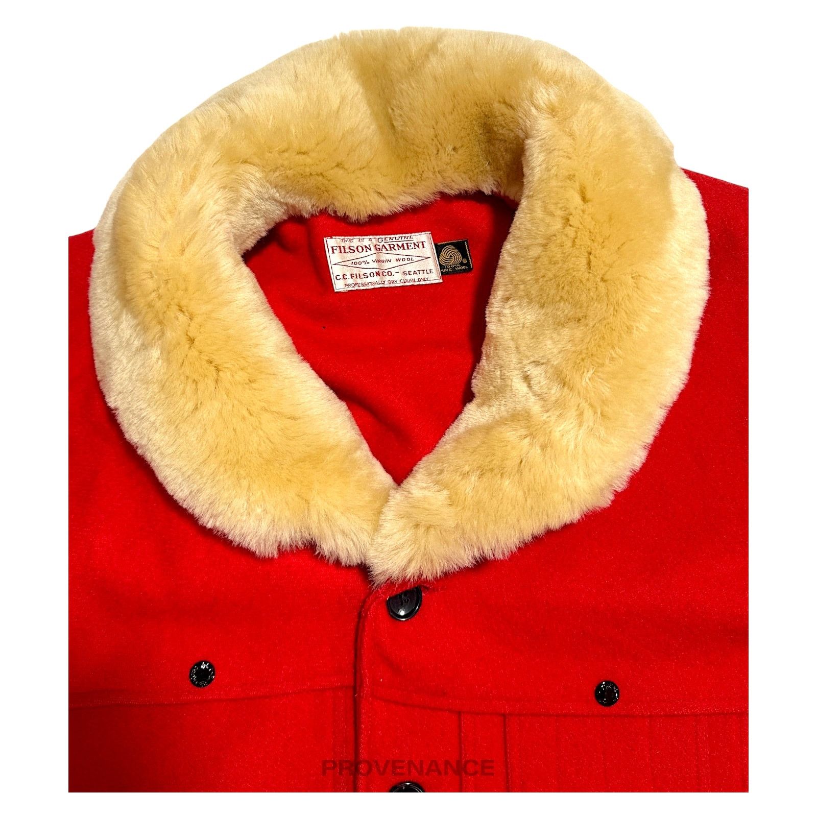 Filson 🔴 Filson Wool Packer Coat - Mackinaw Wool Red - 38 S Size US S / EU 44-46 / 1 - 5 Thumbnail