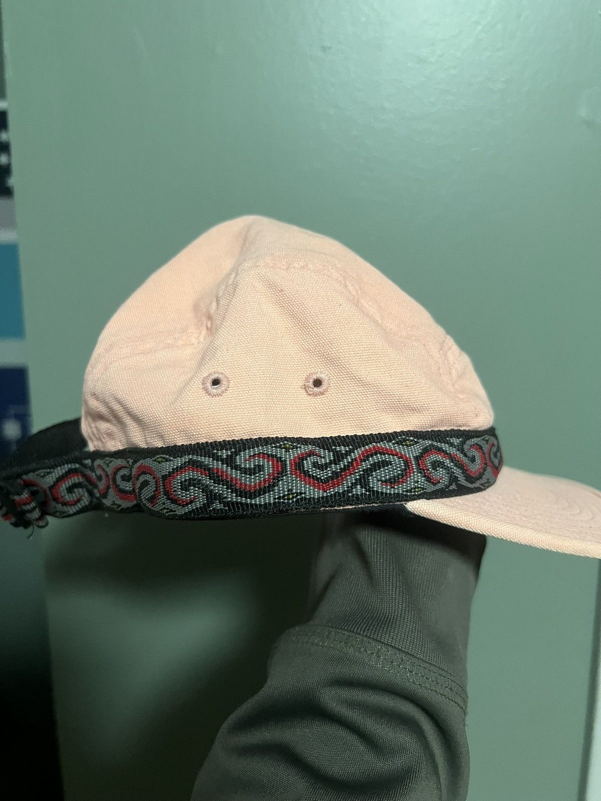 Supreme Supreme Wildlife Taping Camp Cap Pink Size ONE SIZE - 3 Thumbnail