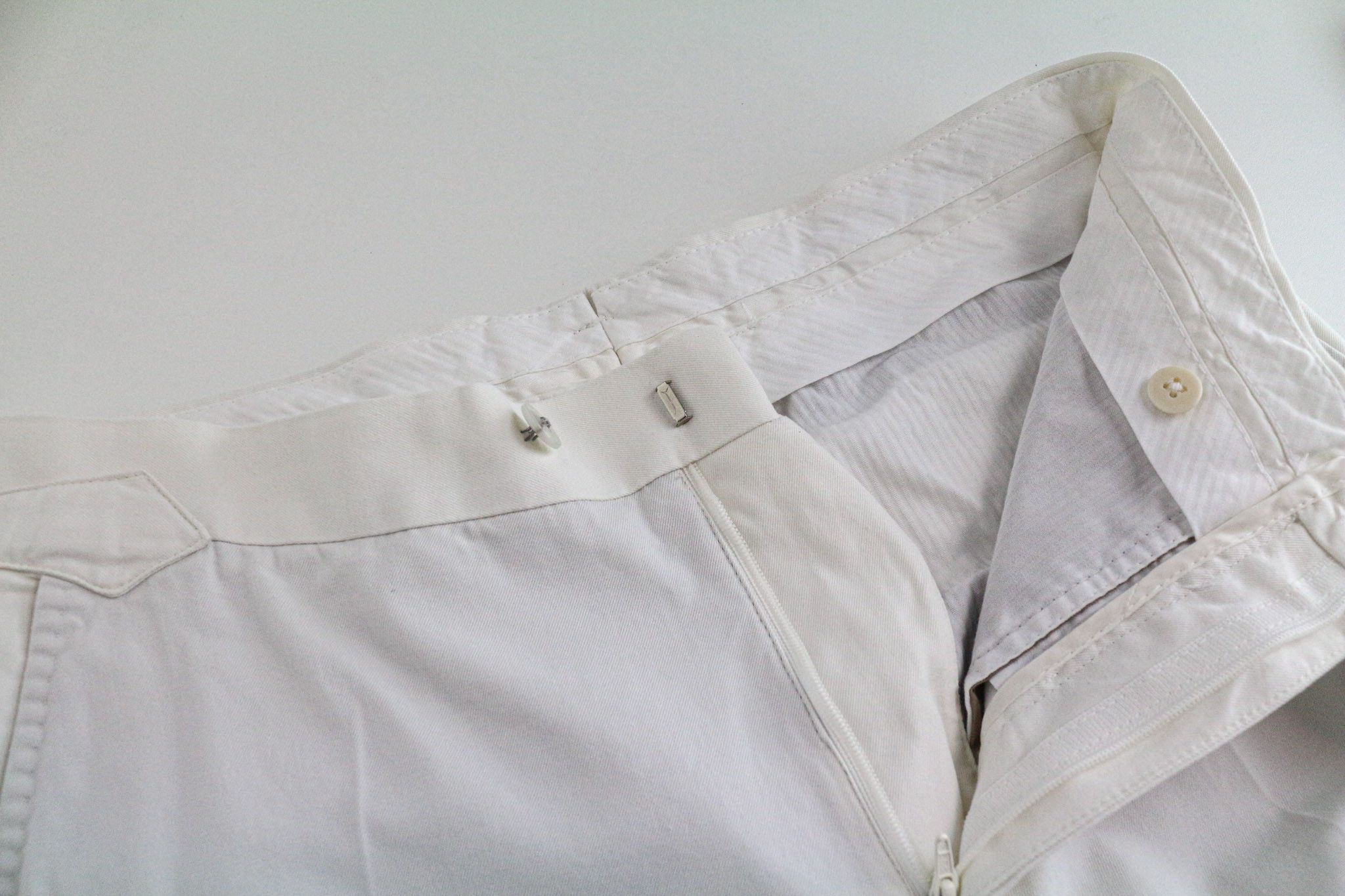 Suitsupply HAVANA UK34R Off-White Slim Cotton 2 Piece Suit 73527 Size 34R - 12 Thumbnail