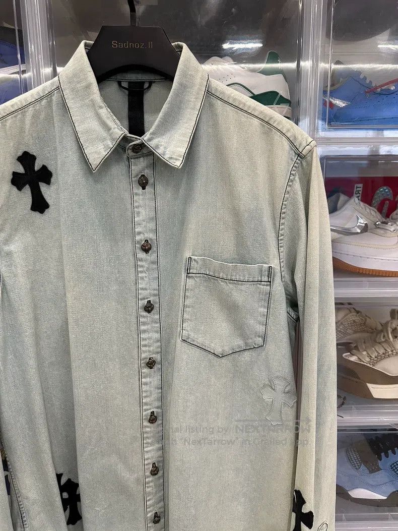 Chrome Hearts CHROME HEARTS Size XL 1of1Cross-skin ultra-shallow wash jea Size US XL / EU 56 / 4 - 2 Thumbnail
