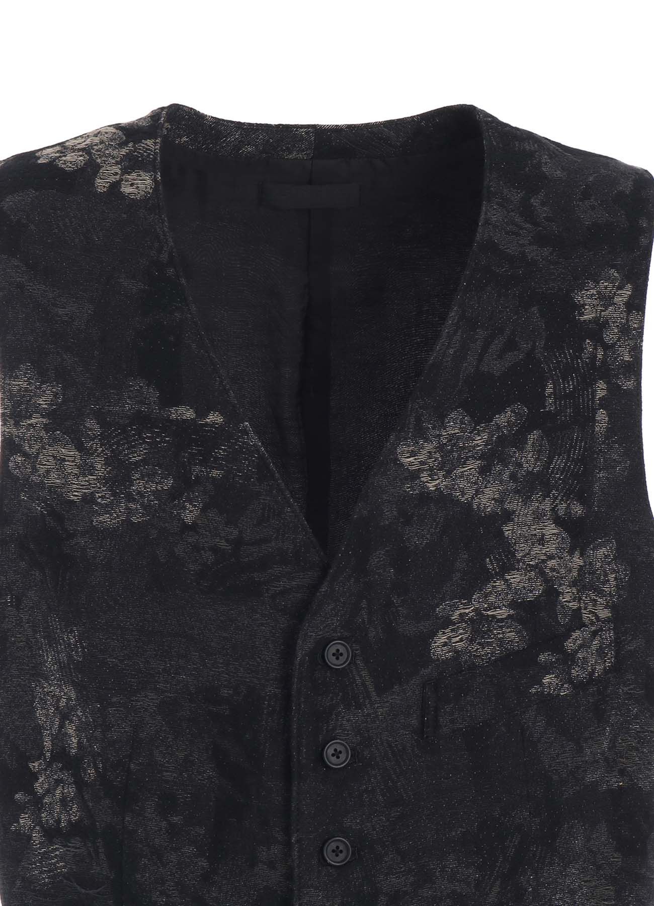 Yohji Yamamoto S'yte Yohji Yamamoto - FADED FLORAL JACQUARD VEST Size US L / EU 52-54 / 3 - 3 Thumbnail