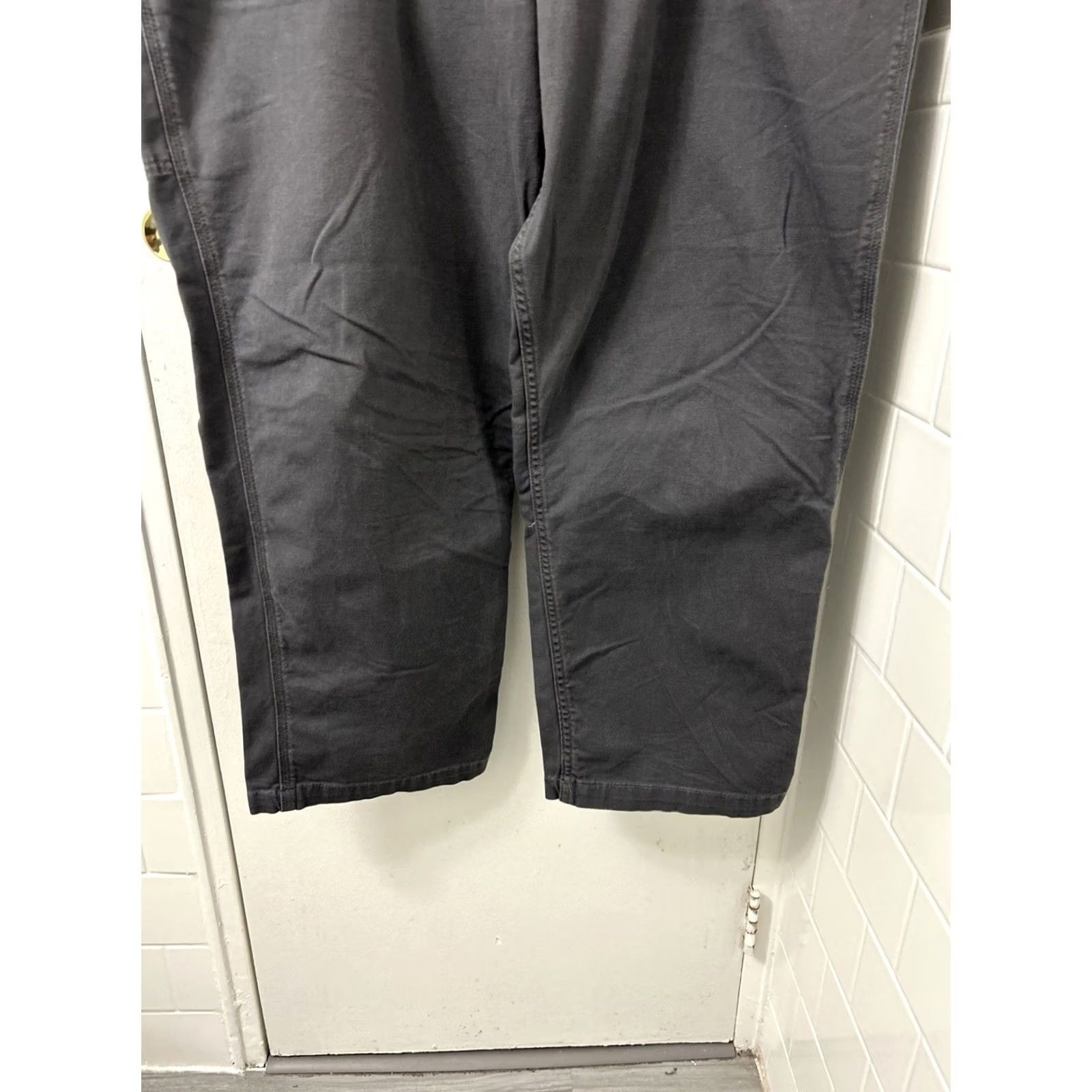 Carhartt Carhartt Work Pants Mens 44x30 Gray Rugged Flex Canvas Relaxed Fit BN2291-M Size US 44 / EU 60 - 3 Thumbnail