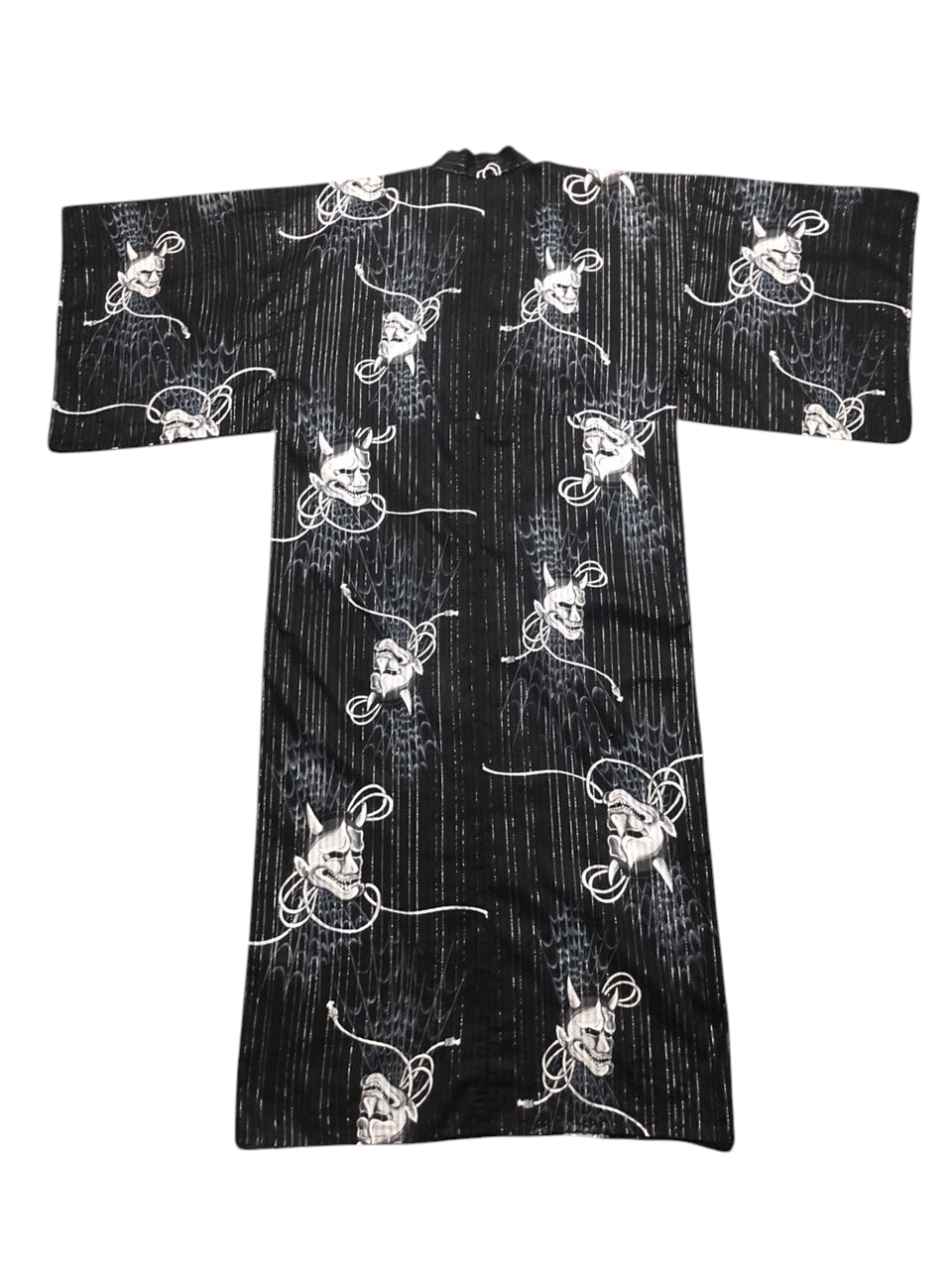 Komono Very Rare Kimono Black and White Ohio Long Kimono Japan Size US L / EU 52-54 / 3 - 2 Thumbnail
