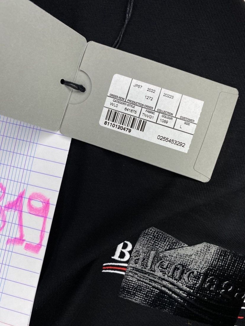 Balenciaga ⚫️🔴 BALENCIAGA T-SHIRT GAFFER 🔴⚫️ Size US L / EU 52-54 / 3 - 8 Thumbnail
