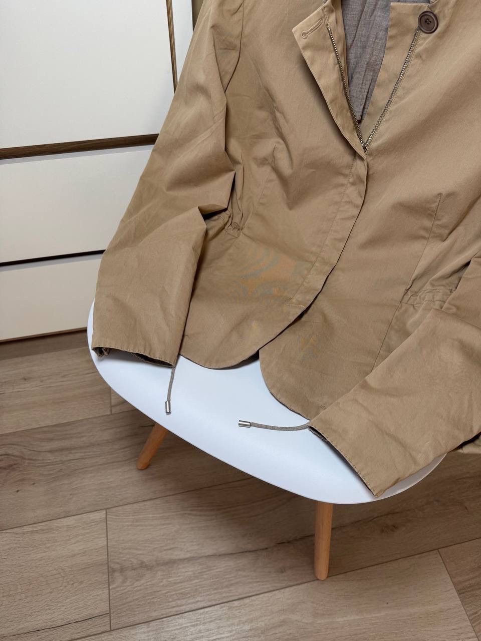 Brunello Cucinelli Brunello Cucinelli Lightweight Tan Jacket Size 46 Size L / US 10 / IT 46 - 2 Thumbnail