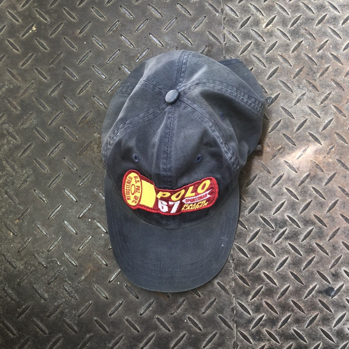 Polo Ralph Lauren 🔥RARE🔥 Vintage Polo Sportsman 67 Sunfaded Hat Size ONE SIZE - 5 Thumbnail