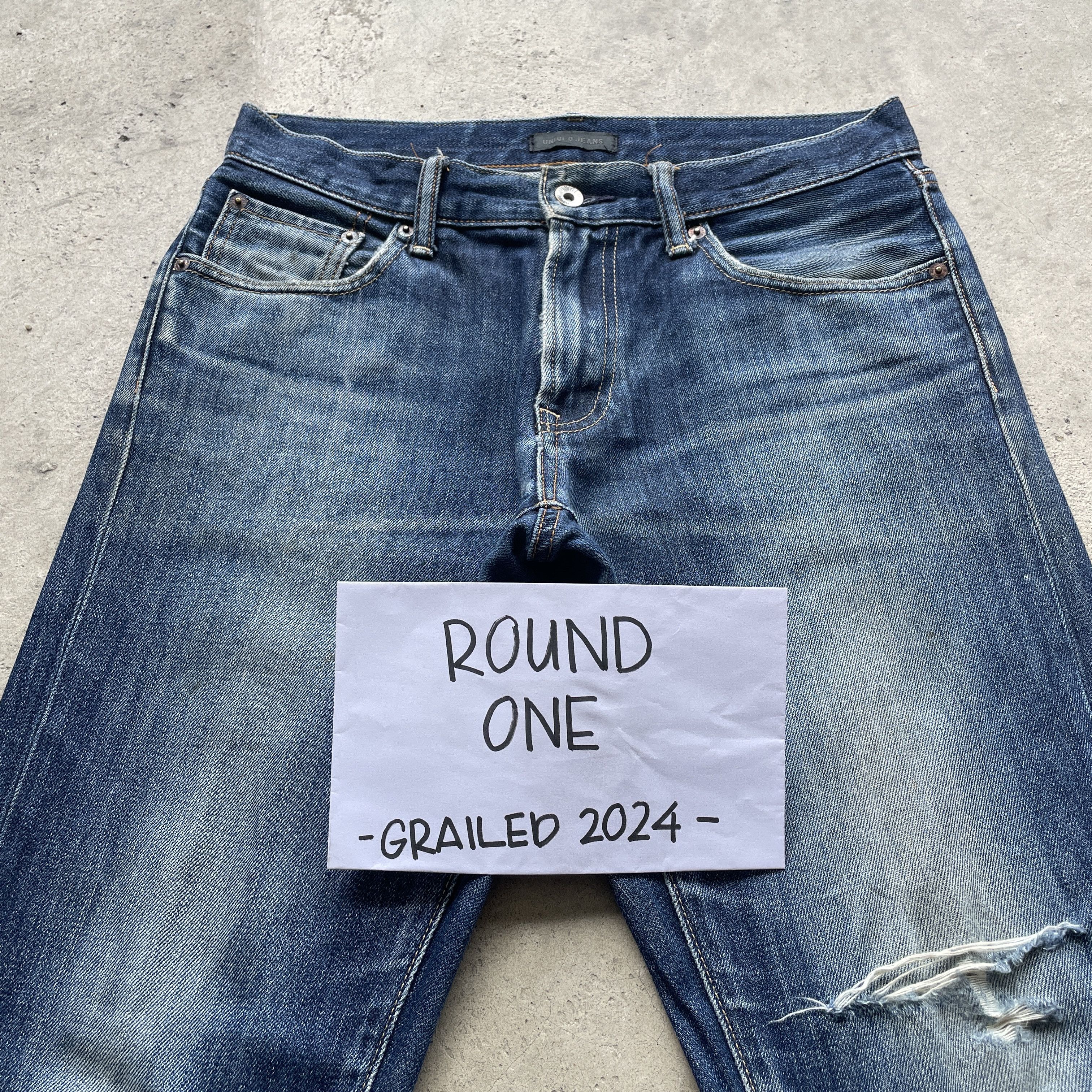 Japanese Brand Vintage Faded Japanese Brand Distressed Jeans Denim Pants Size US 31 - 6 Thumbnail