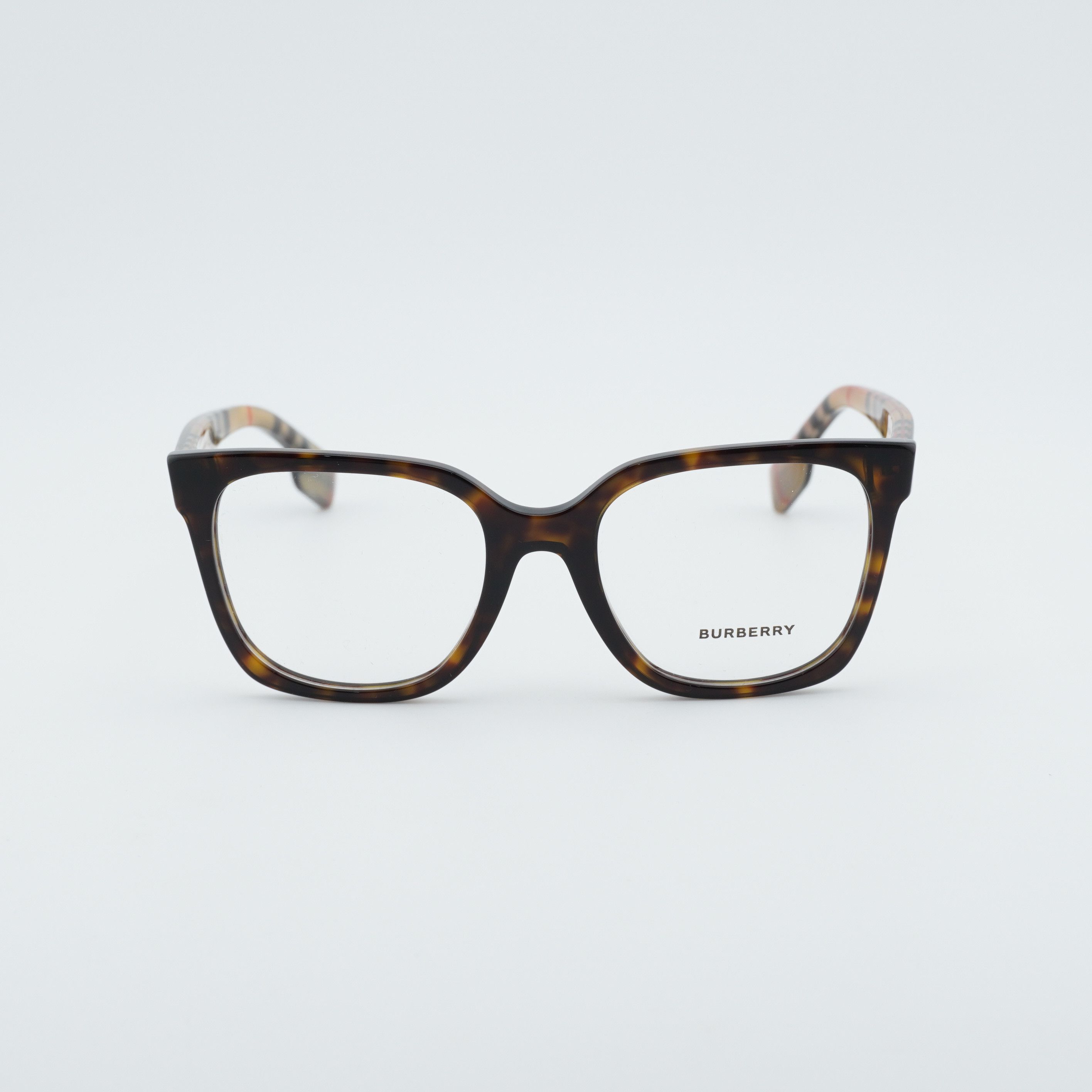 Burberry Burberry BE2347 3943 Eyeglasses Havana 52mm Square Frame Size ONE SIZE - 5 Thumbnail