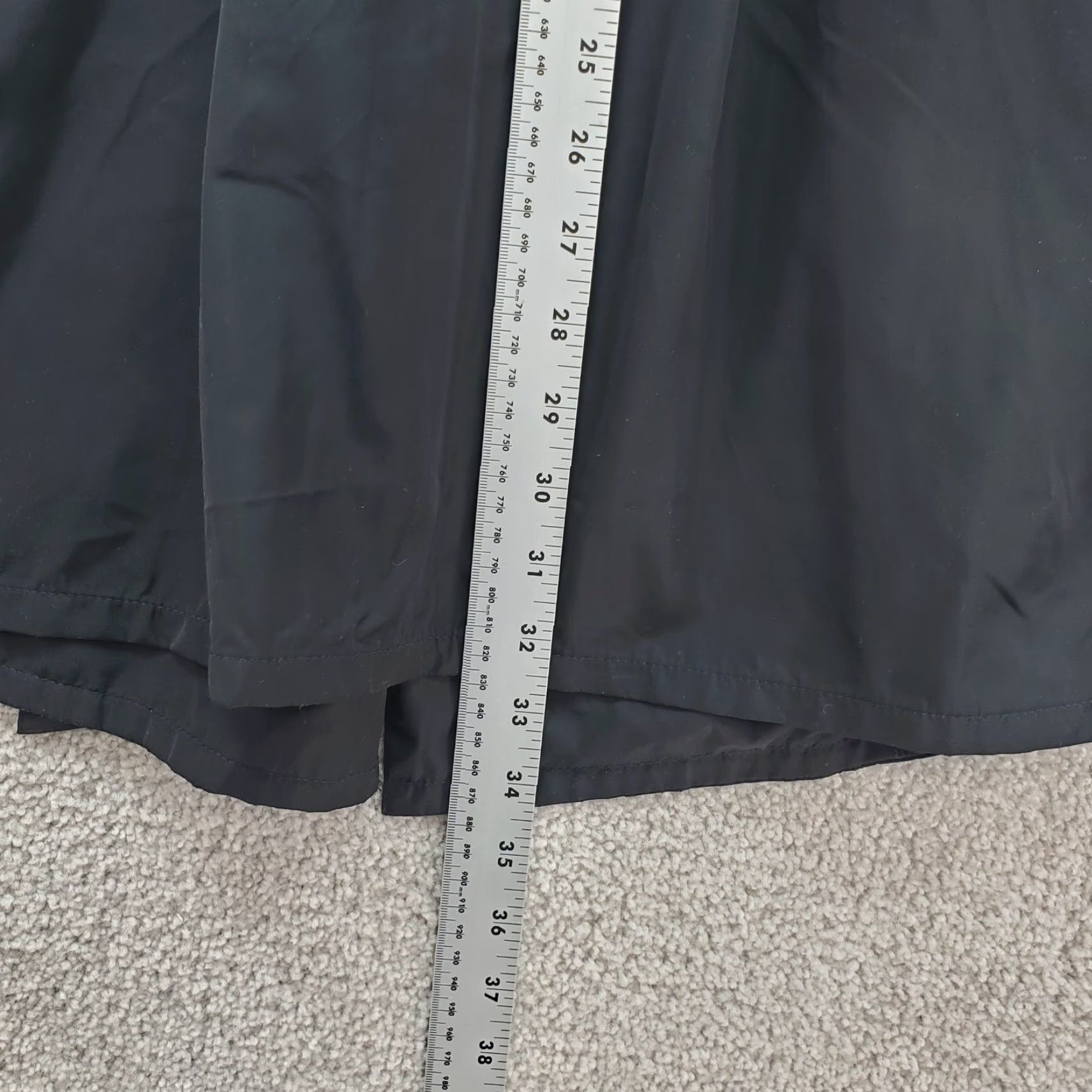 J. Jill J. Jill Water Repellent Raincoat Trench Coat Womens XS Black Lightweight Size XS / US 0-2 / IT 36-38 - 5 Thumbnail