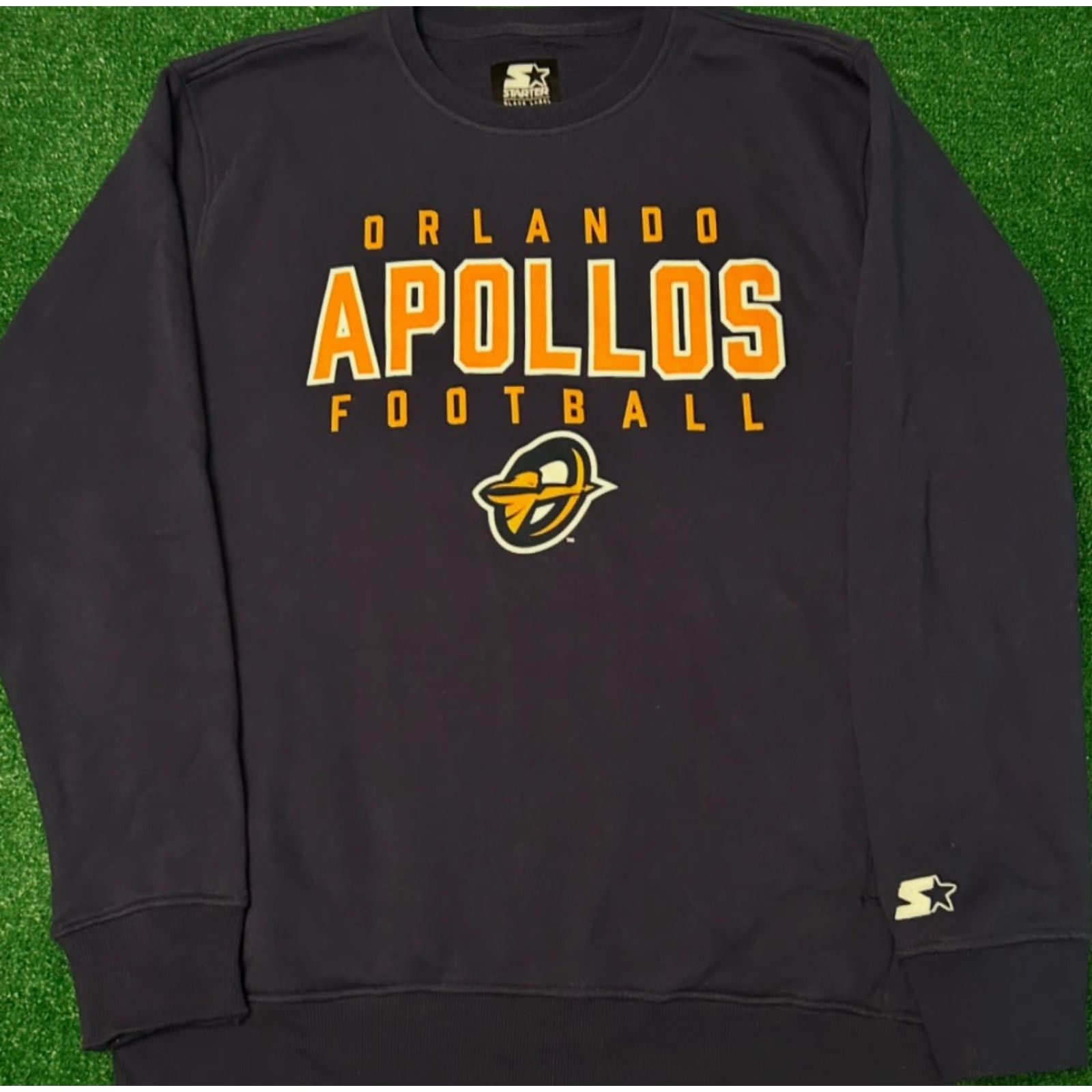 Starter VINTAGE Orlando Apollos Starter Retro Crewneck Sweater Pullover Mens XXL Blue Football 90s Hip Hop Sports | Mens Size US XXL / EU 58 / 5 - 3 Thumbnail