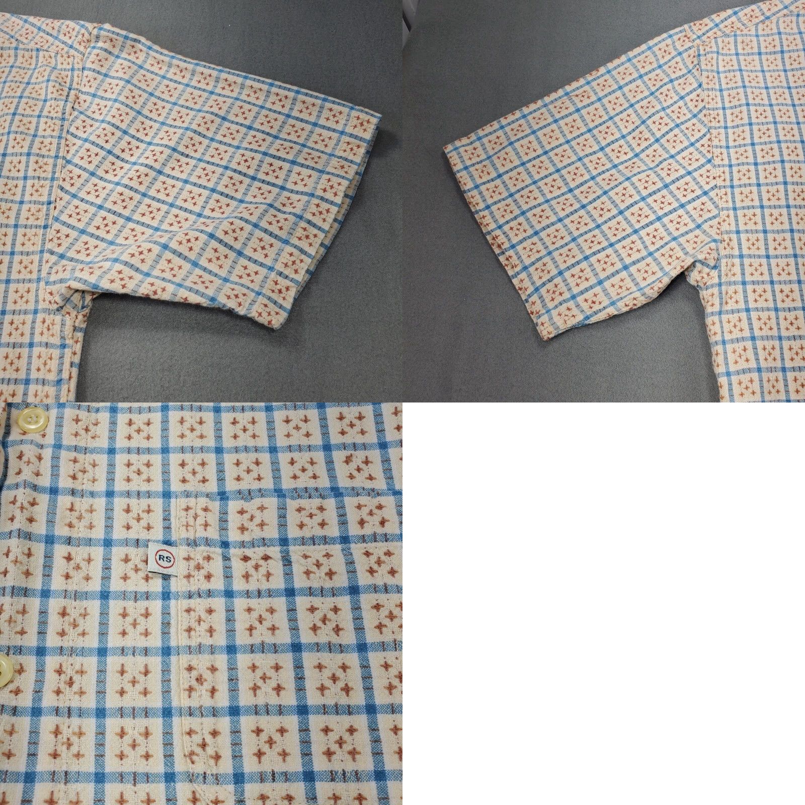Vintage VINTAGE Robert Stock Shirt Adult XL Button-Up Short Sleeve Casual Size US XL / EU 56 / 4 - 8 Thumbnail