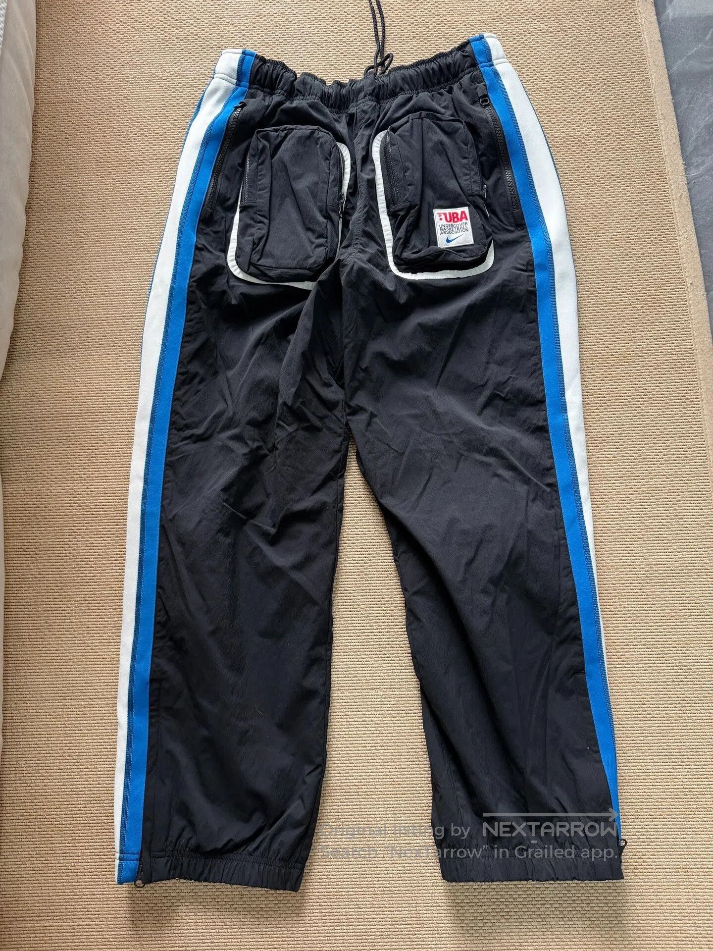 Nike Tracksuit Nylon Long Pants Size L.