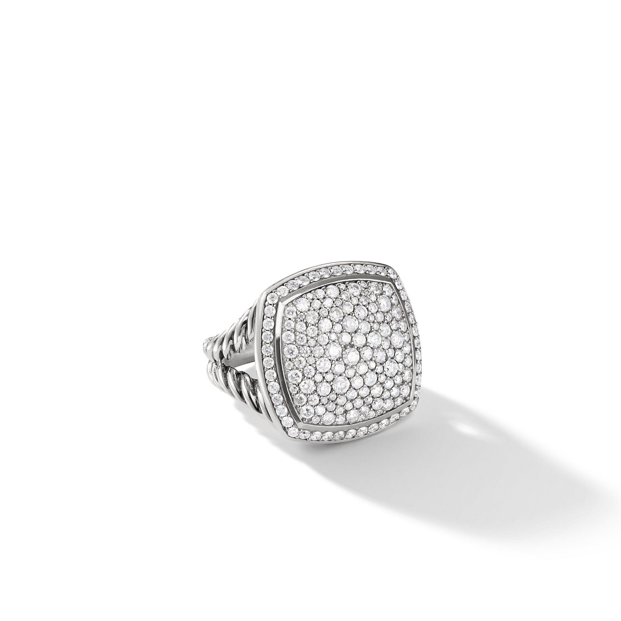 David Yurman o1w1db10525 R12374D Ring in Sterling Silver with Diamond Size ONE SIZE - 1 Thumbnail