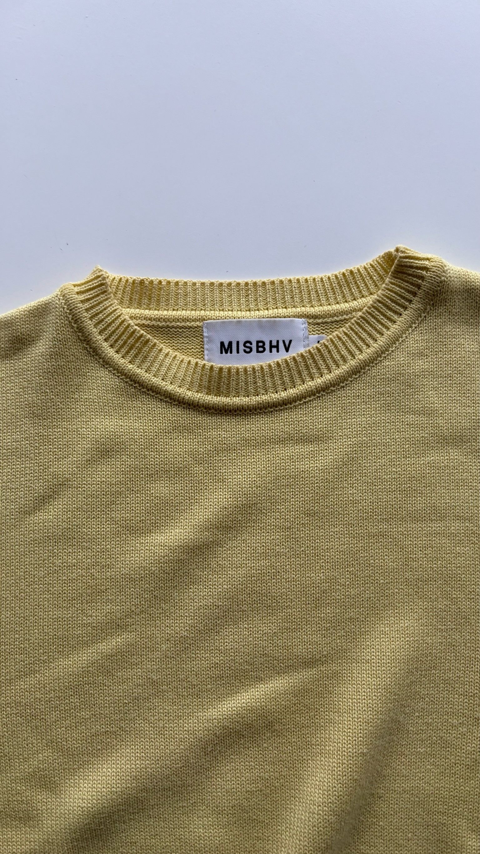 Misbhv Vintage MISBHV Mustard Yellow Sweater Size US M / EU 48-50 / 2 - 3 Thumbnail