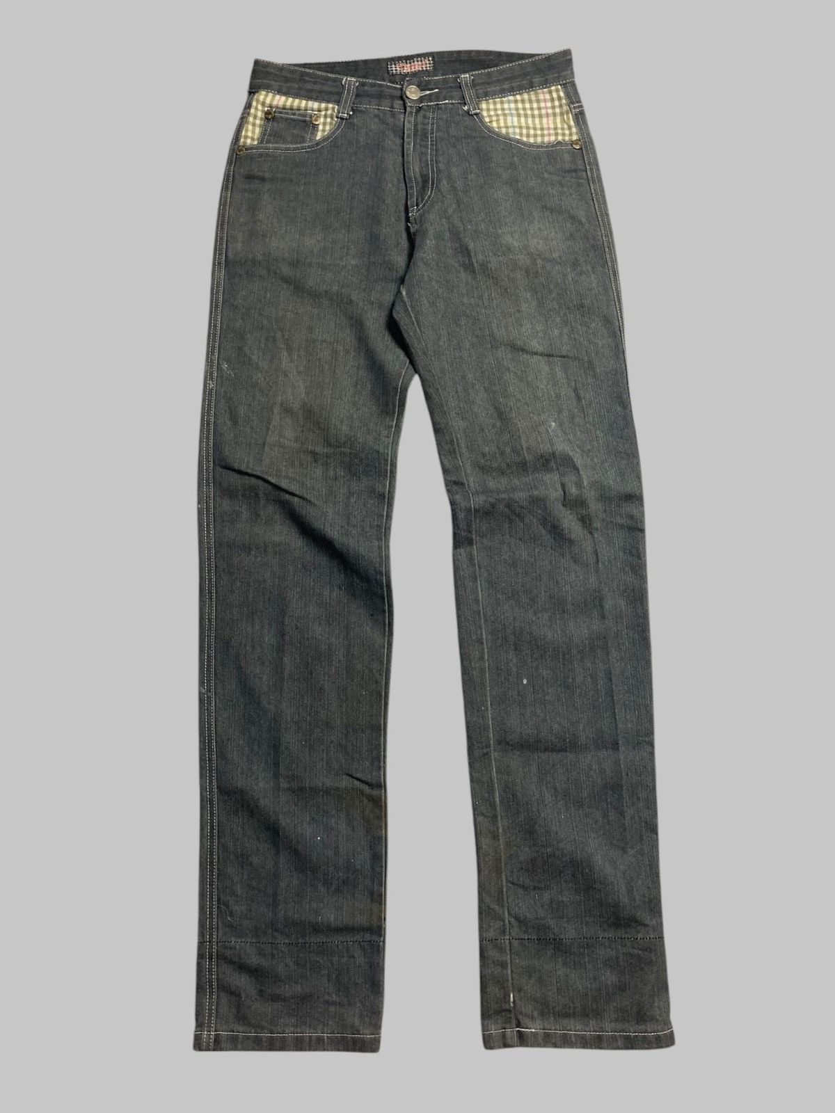 Hysteric Glamour × JNCO × Japanese Brand DERMSON Graphic Embroidery Y2K Jeans Size US 31 - 2 Thumbnail