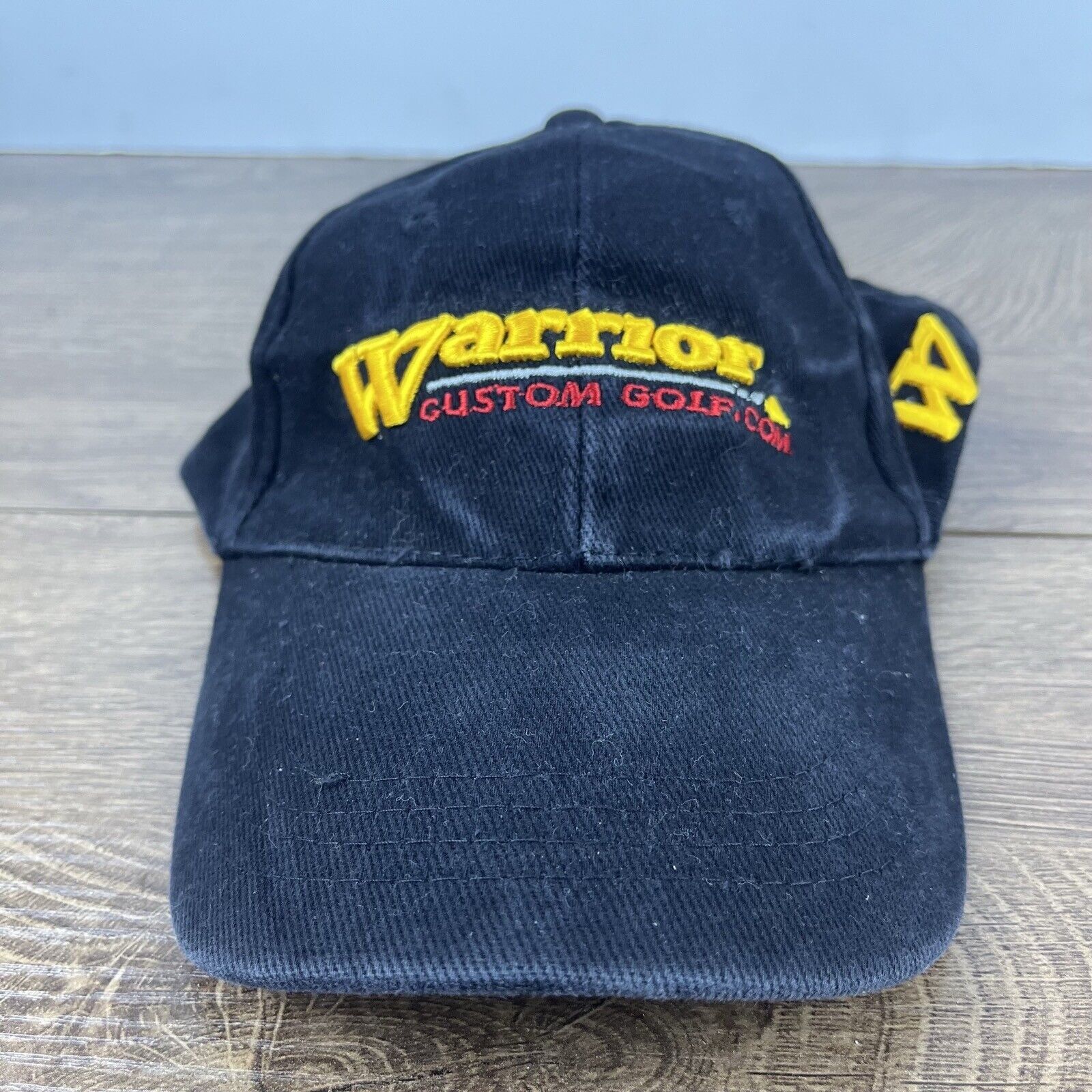 Other Warrior Custom Golf Hat Black Hat Adjustable Black Adult Siz Size ONE SIZE - 1 Thumbnail