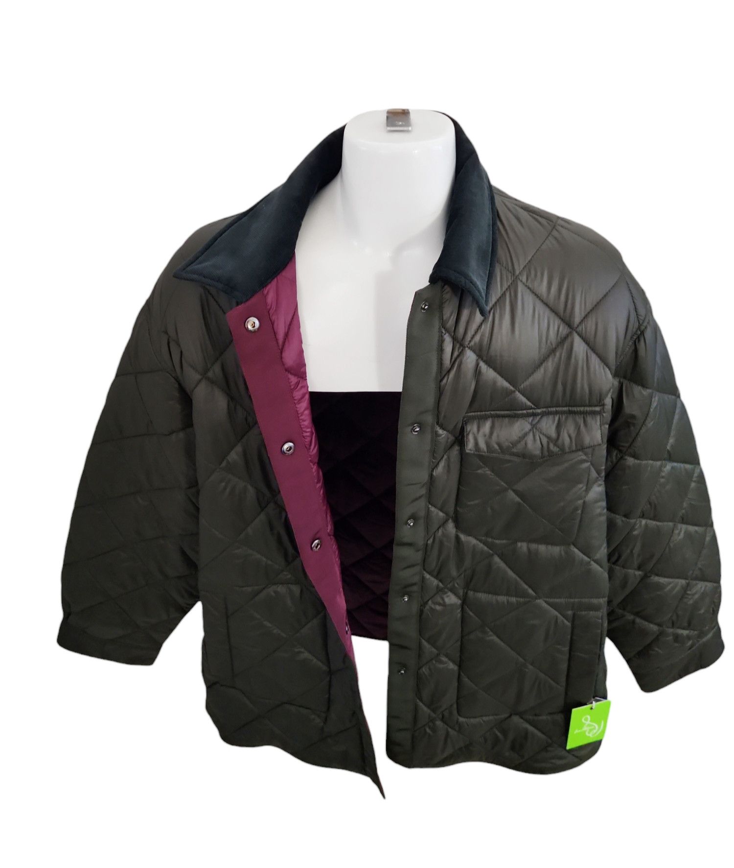 Sam Edelman Sam Edelman Quilted Reversible Snap on jacket Women Size XL Size XL / US 12-14 / IT 48-50 - 5 Thumbnail