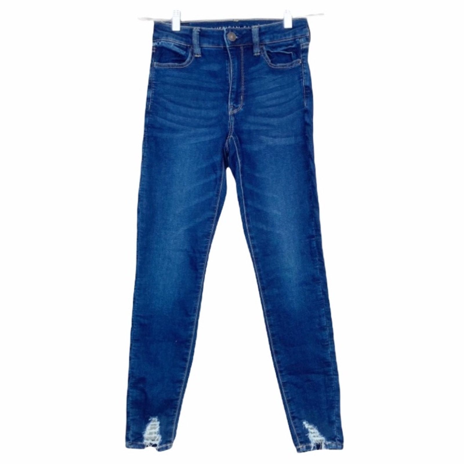 American Eagle Outfitters American Eagle Hi Rise Jegging High Waisted Skinny Jeans 2 Size 26" / US 2 / IT 38 - 1 Thumbnail