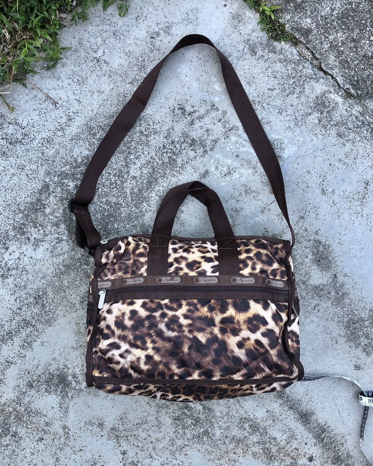 LeSportsac × Vintage LEOPARD DESIGN LESPORTSAC DUFFEL/BOSTON/TRAVEL BAG Size ONE SIZE - 6 Thumbnail