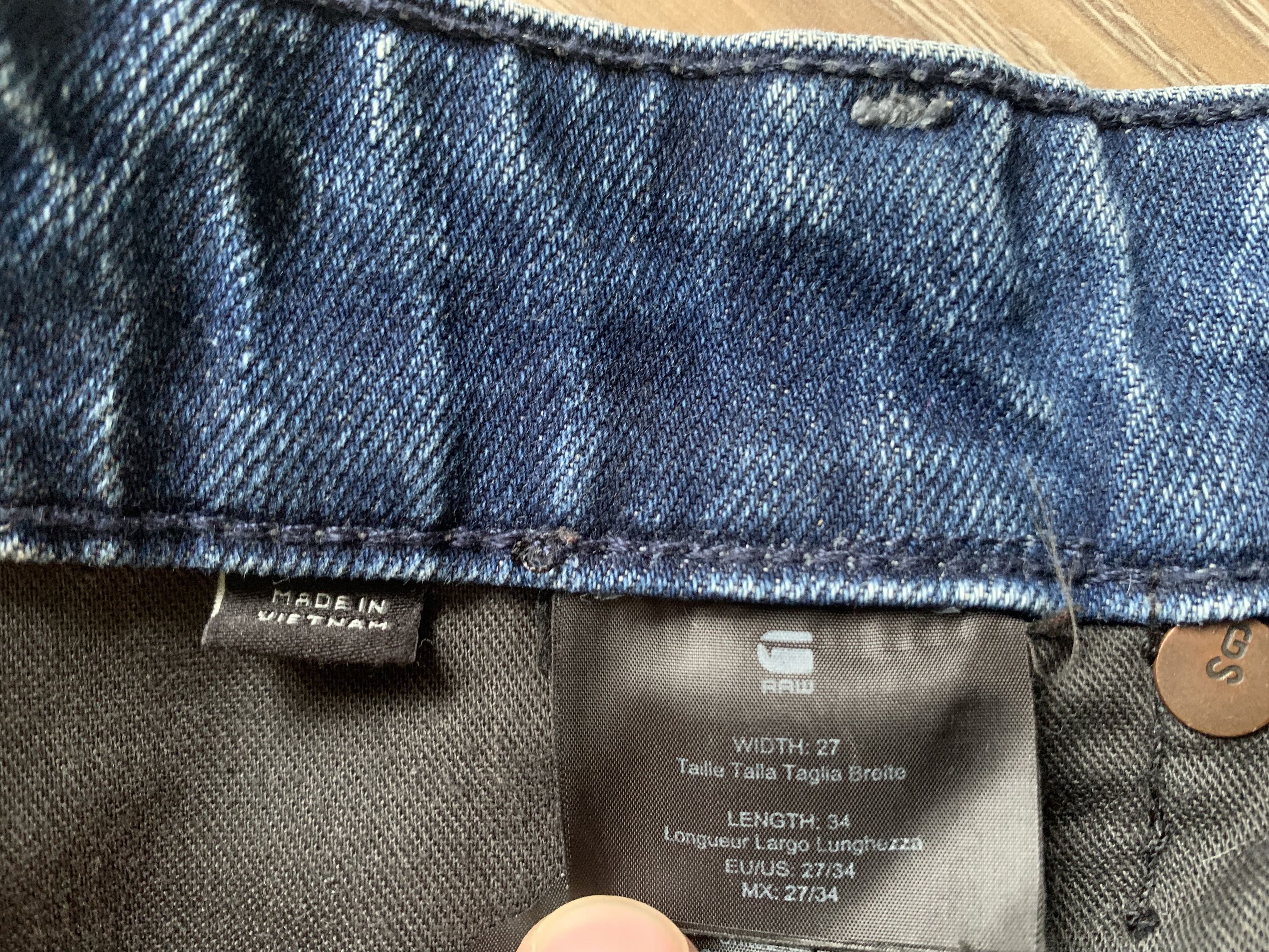 G-Star G Star Raw Women's C-Staq 3d Boyfriend Crop Blue Jeans Size 27" / US 4 / IT 40 - 10 Thumbnail