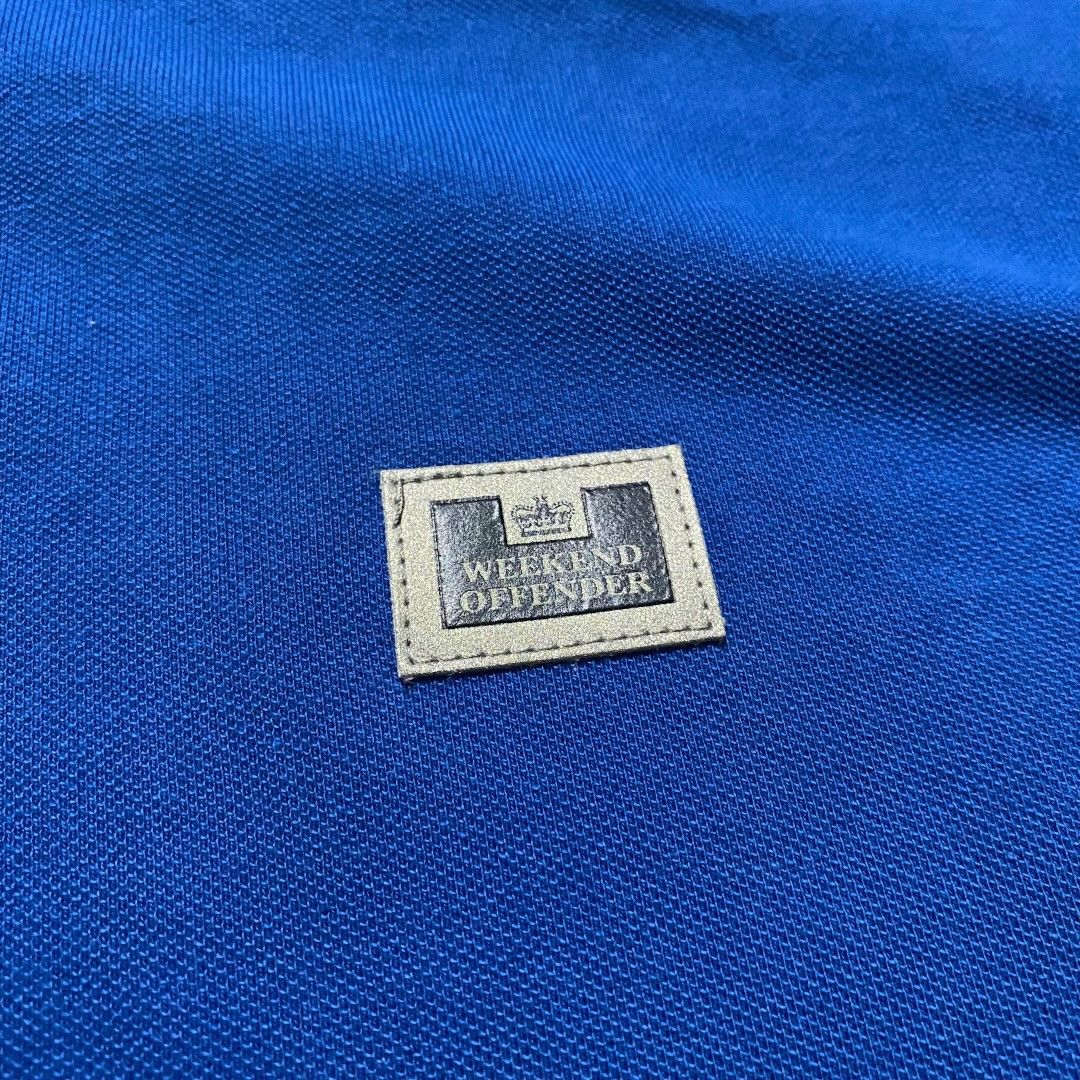 Weekend Offender Weekend offender pride blue polo shirt Size US XL / EU 56 / 4 - 3 Thumbnail