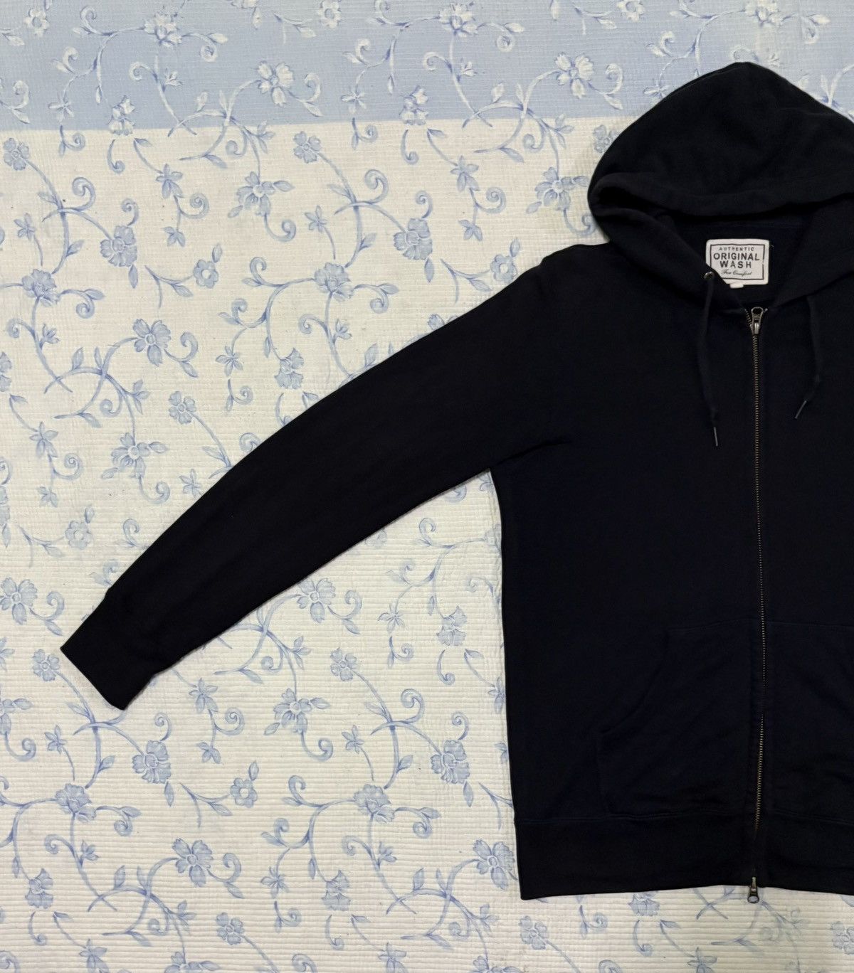 Uniqlo Uniqlo Original Wash Zip Hoodie Jacket Size US L / EU 52-54 / 3 - 2 Thumbnail