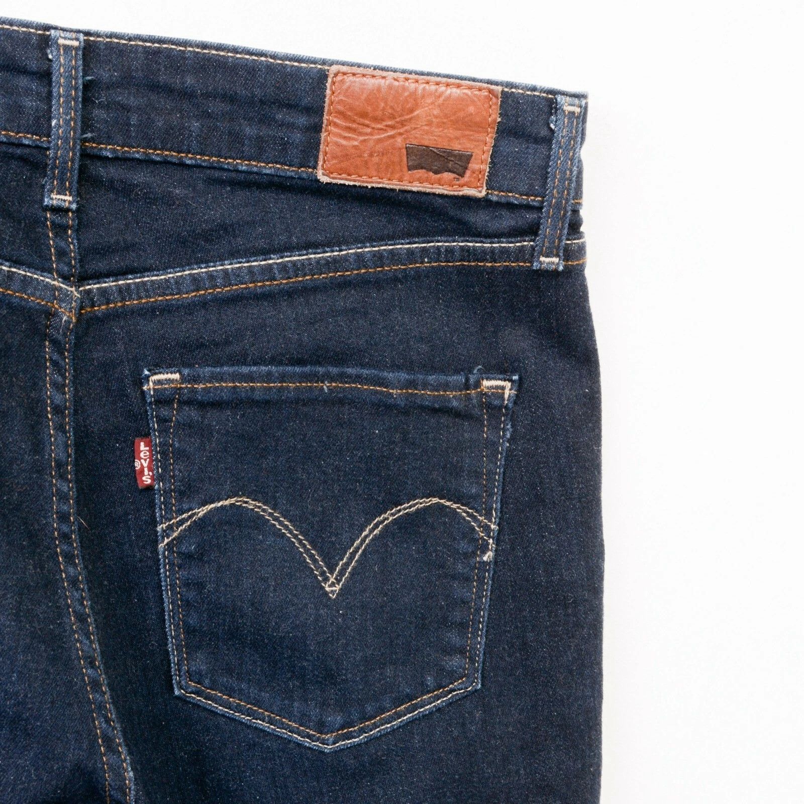 Levi's STRAUSS High Rise Skinny Women W28 L34 Jeans Trousers Slim Size 28" / US 6 / IT 42 - 2 Thumbnail