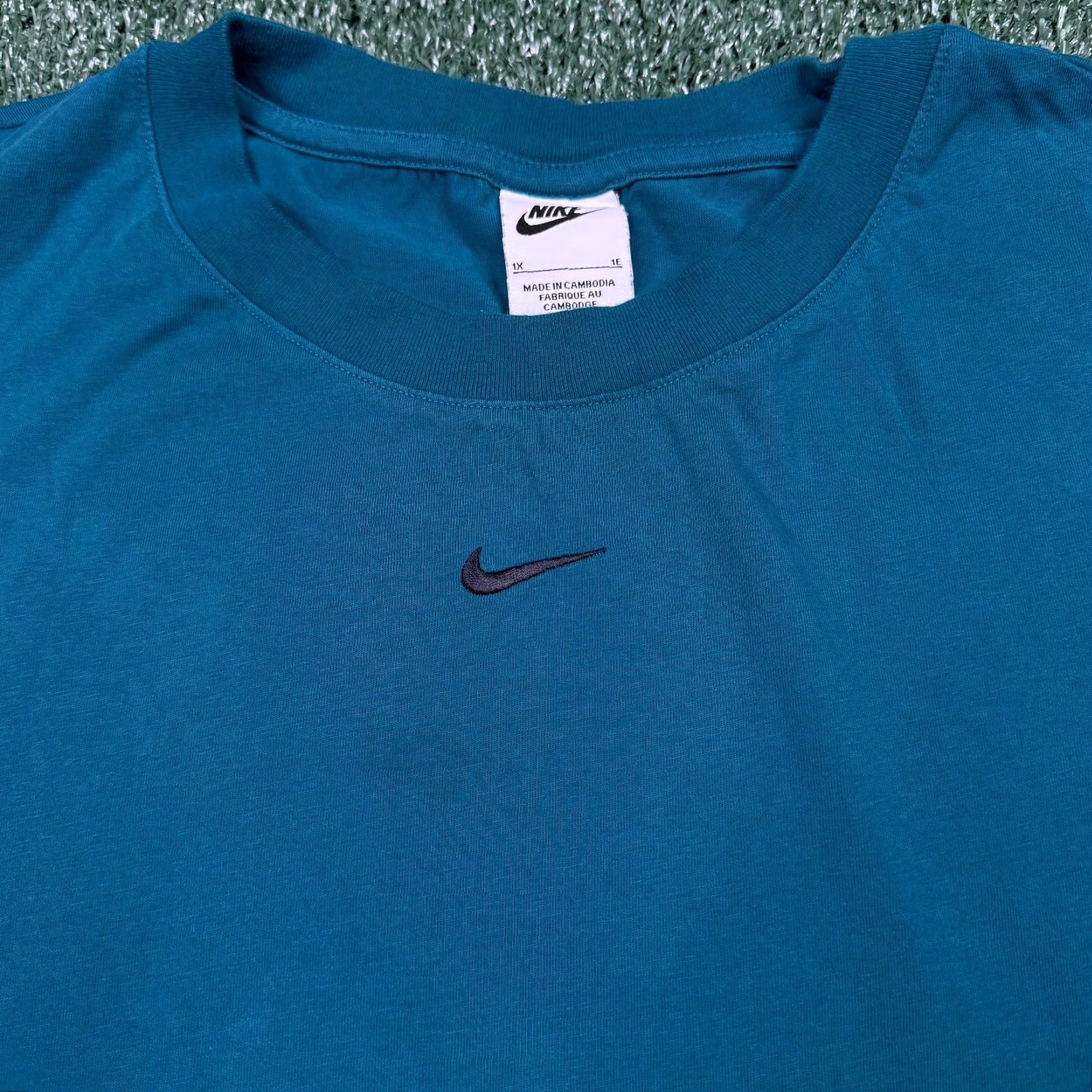 Nike Nike Dri-Fit T Shirt Womens 1X Blue Short Sleeve Running Performance Plus Shirt Size XL / US 12-14 / IT 48-50 - 4 Thumbnail