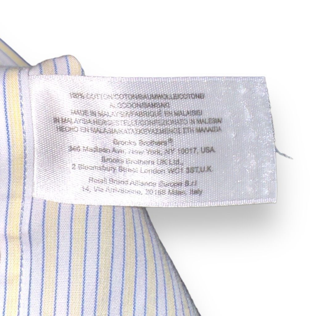 Brooks Brothers Yellow Brooks Brothers 1818 French Cuff Button Down Shirt 15 Size US M / EU 48-50 / 2 - 7 Thumbnail