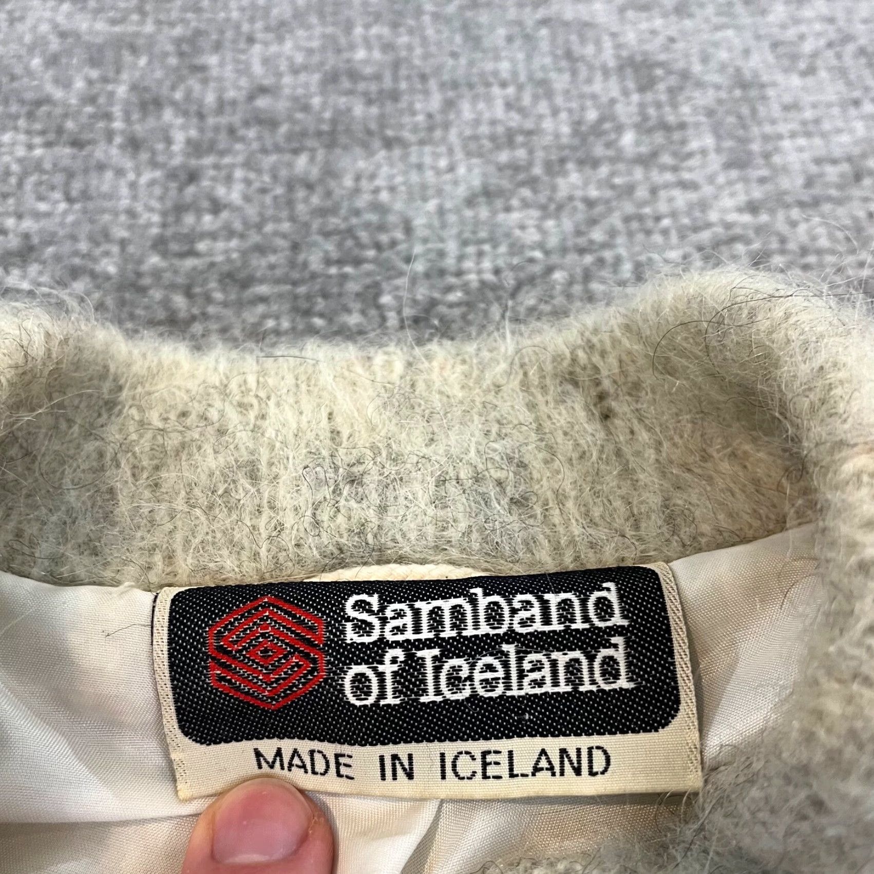 Vintage SAMBAND Iceland Sweater Womens L/XL Ivory Pure New Wool Full Zip Isle Nordic Vintage Size L / US 10 / IT 46 - 2 Thumbnail